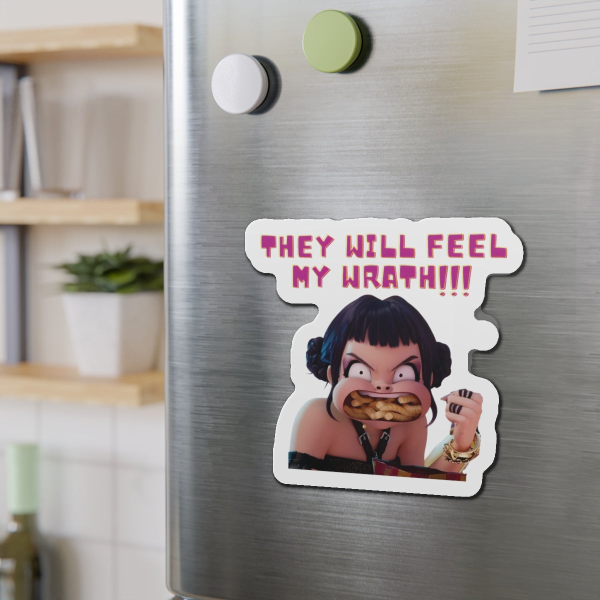 Kpop Demon Hunters Huntrix Zoey They Will Feel My Wrath Magnet