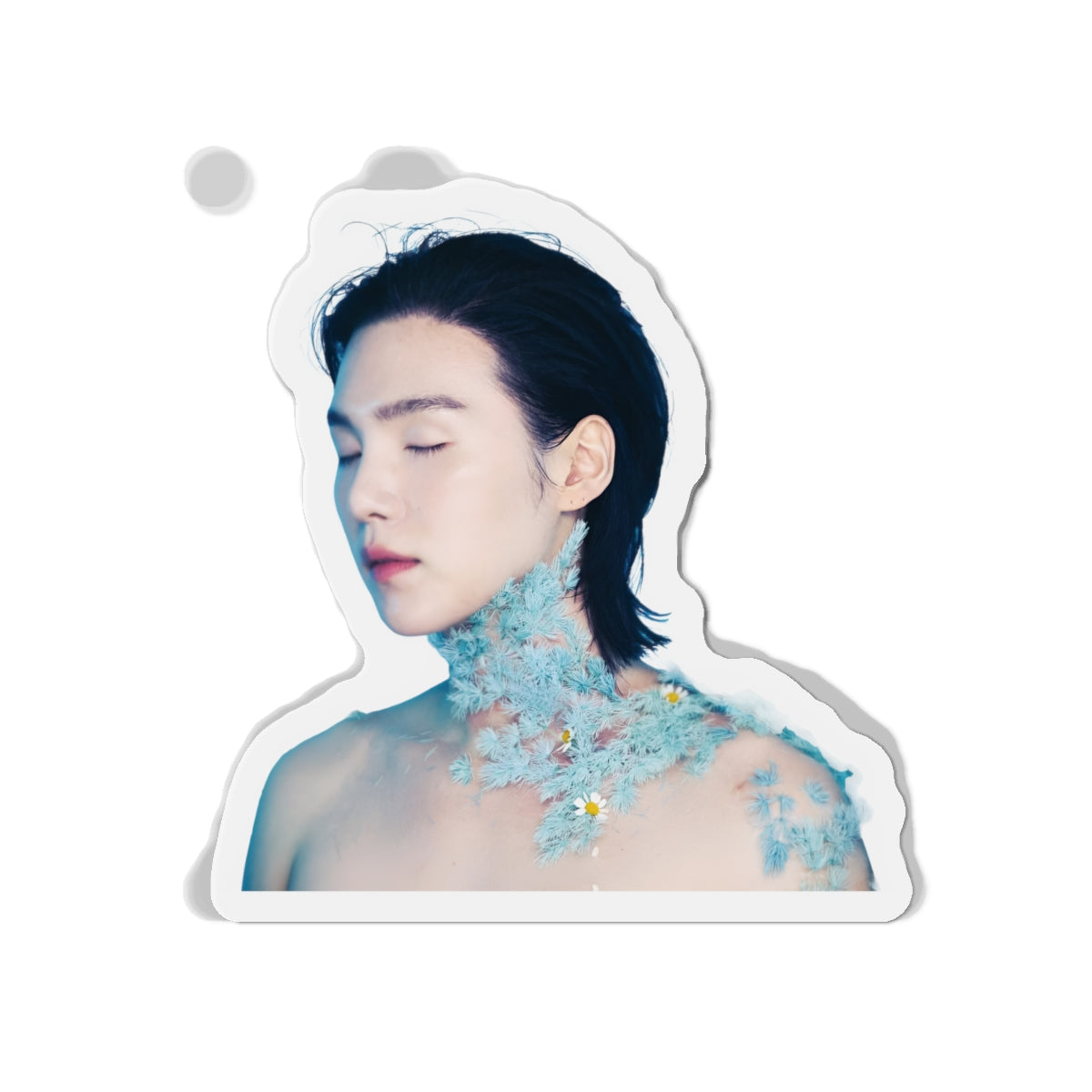 Yoongi Covered in Flowers August D D-Day Album Magnet