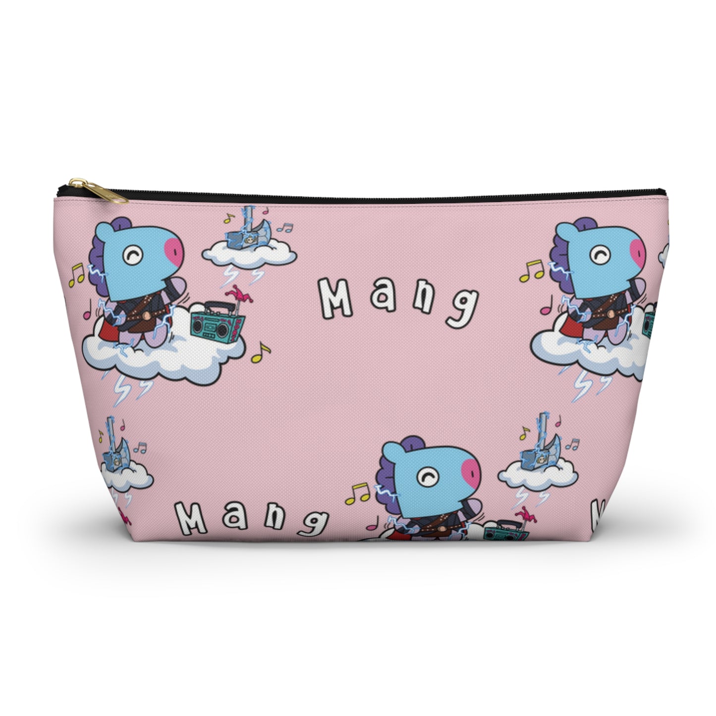 BT21 Mang Pink Pattern Travel Bag