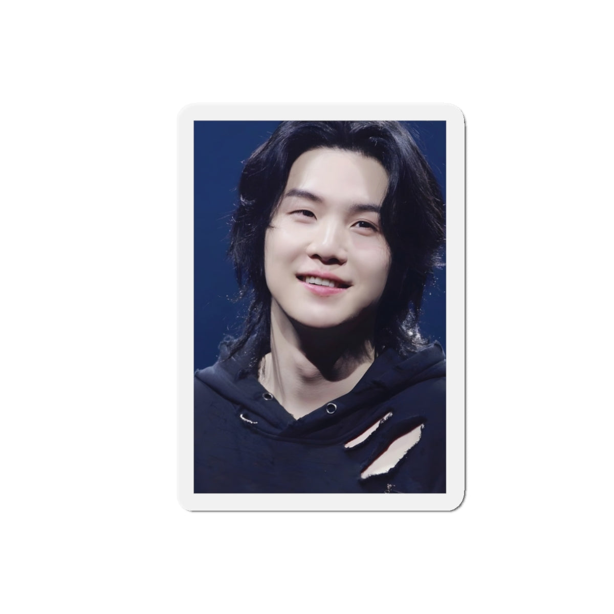 Yoongi Wearing a Black Hoodie Agust D D-Day Album Live Performance Magnet