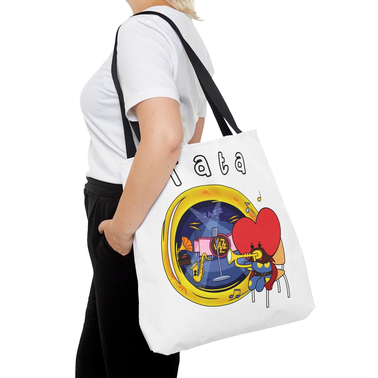 BT21 Tata White Tote Bag Single Design