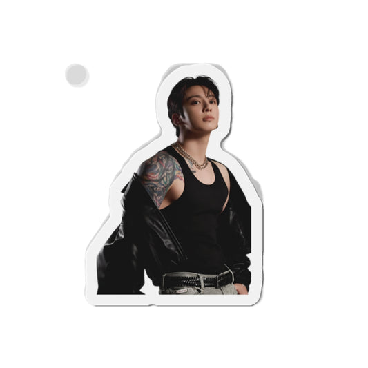 Jeon Jungkook Showing Off Tatoos Calvin Klein Photoshoot Magnet