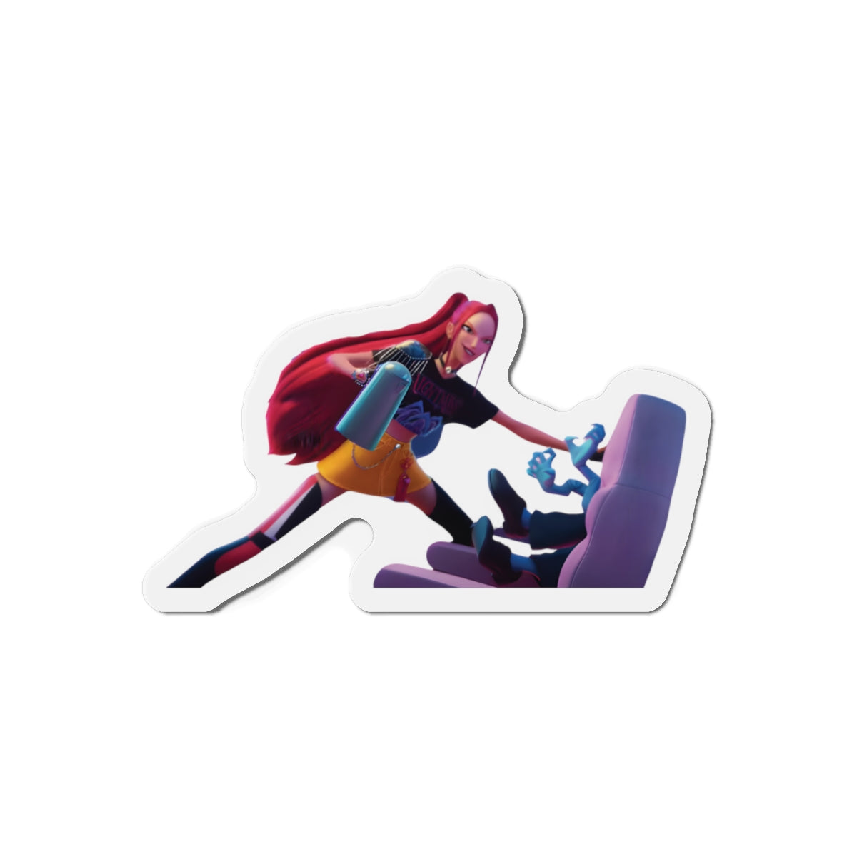 Kpop Demon Hunters Huntrix Mira Beating You Is What I do 2 Magnet