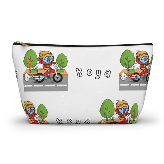 BT21 Koya White Pattern Travel Bag