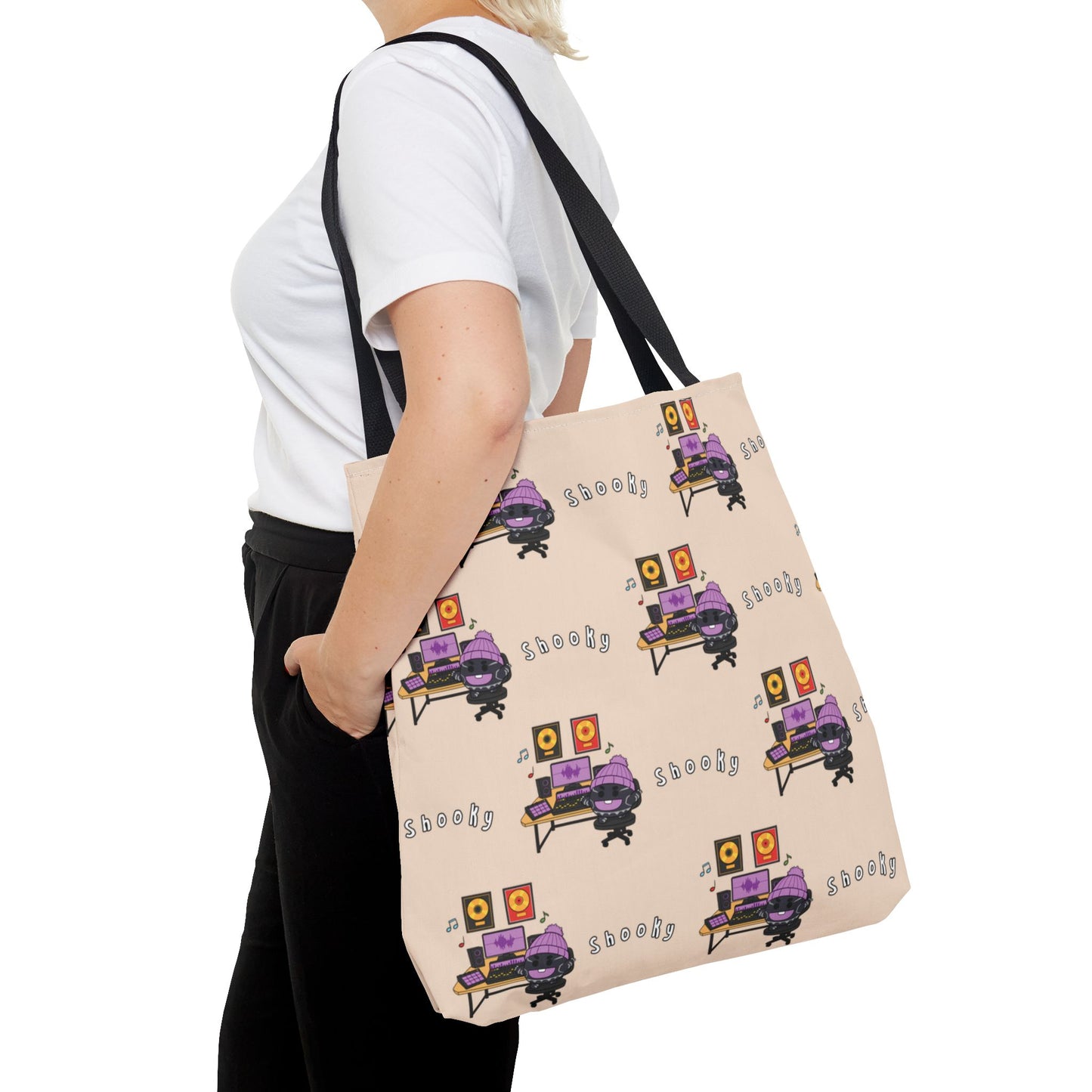 BT21 Shooky Beige Tote Bag Pattern Design