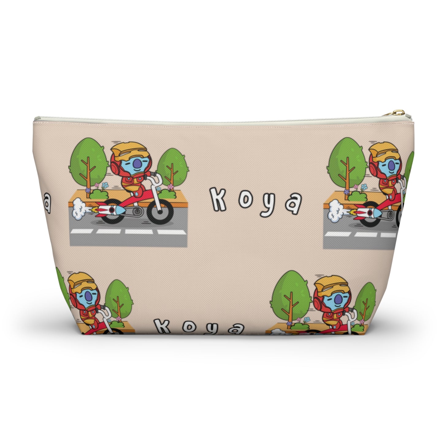 BT21 Koya Beige Pattern Travel Bag