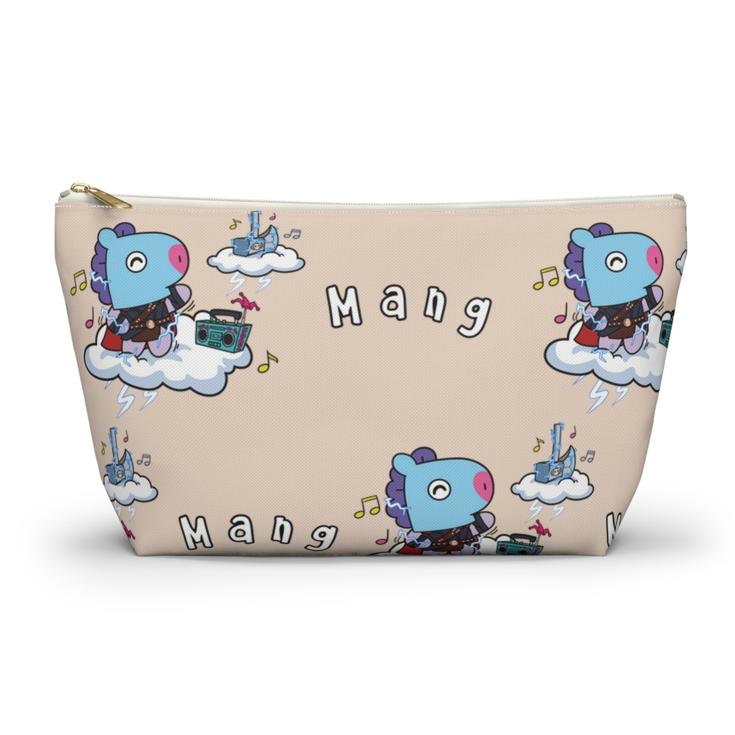BT21 Mang Beige Pattern Travel Bag