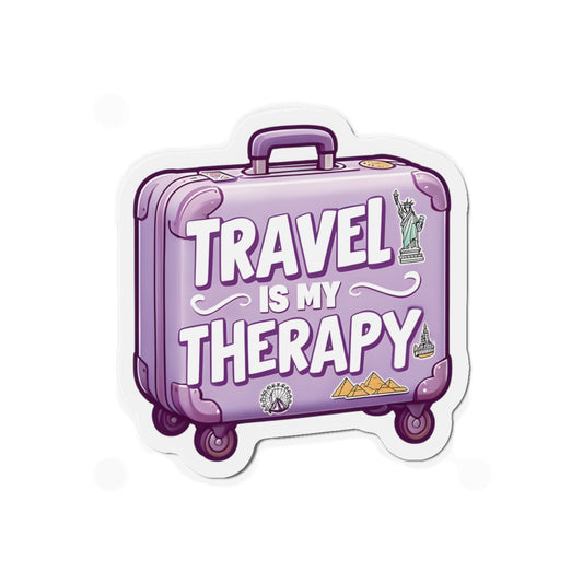Travel is my Therapy Magnet - Cute & Random