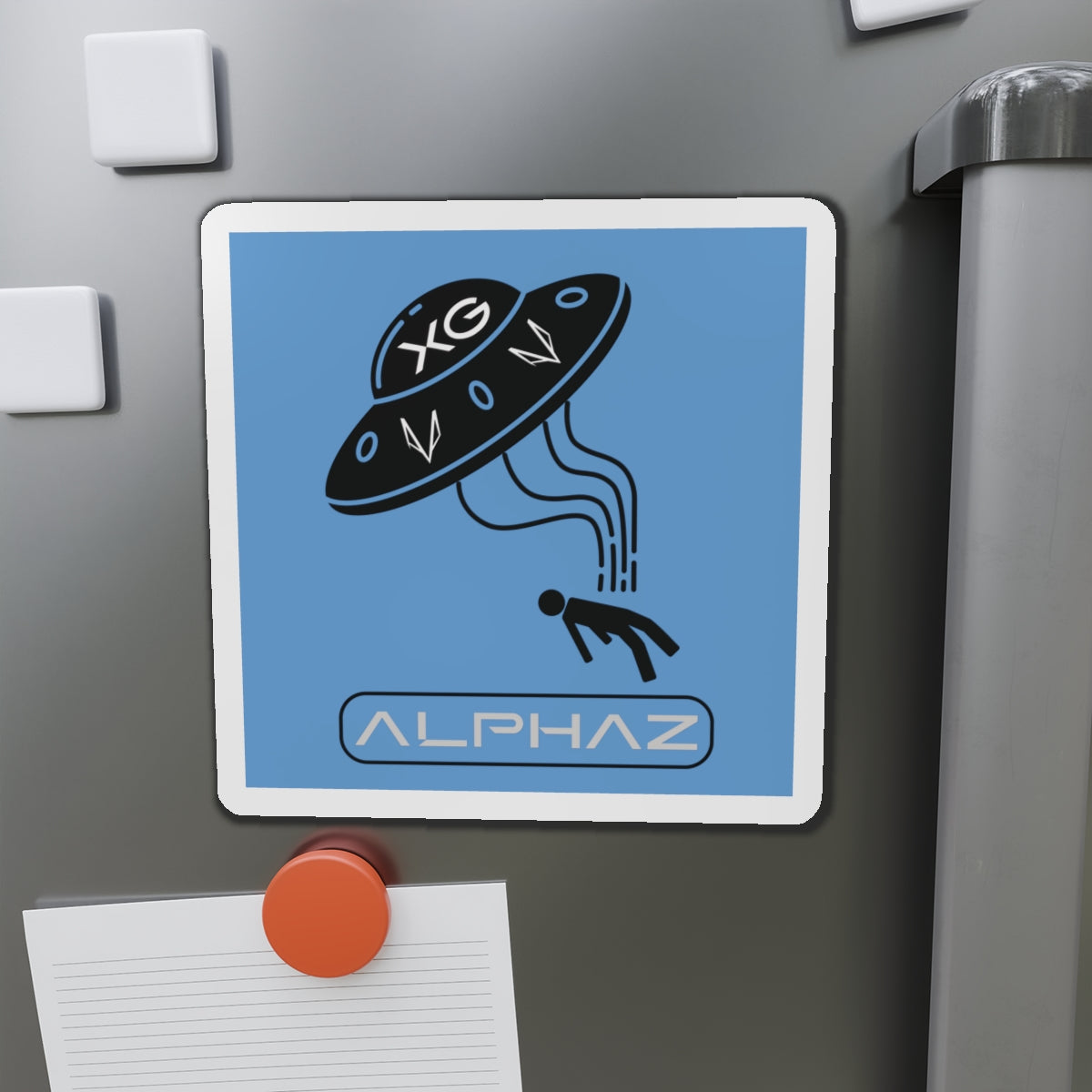 Blue XG Hinata Spaceship Magnet