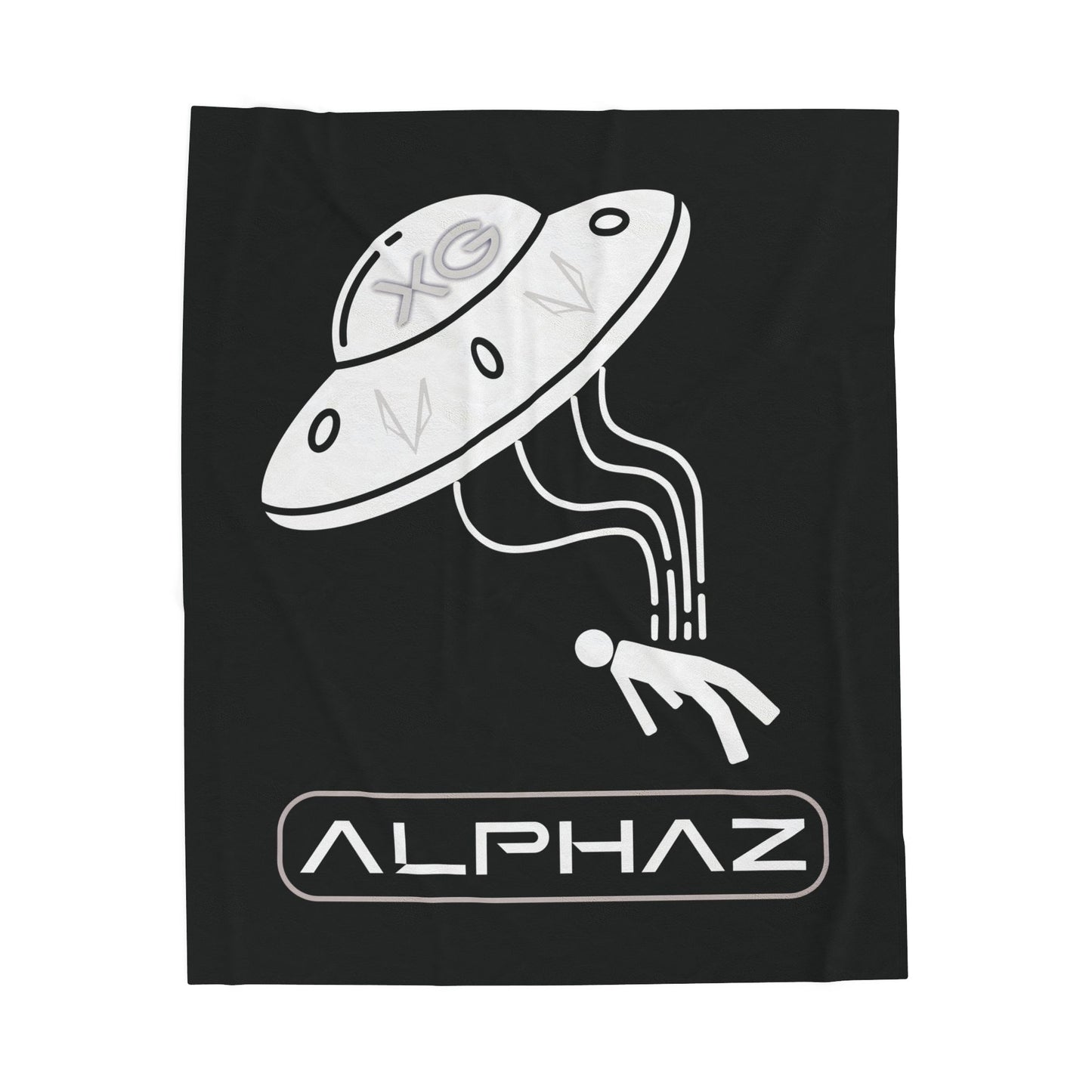 Black XG Alphaz Spaceship Blanket