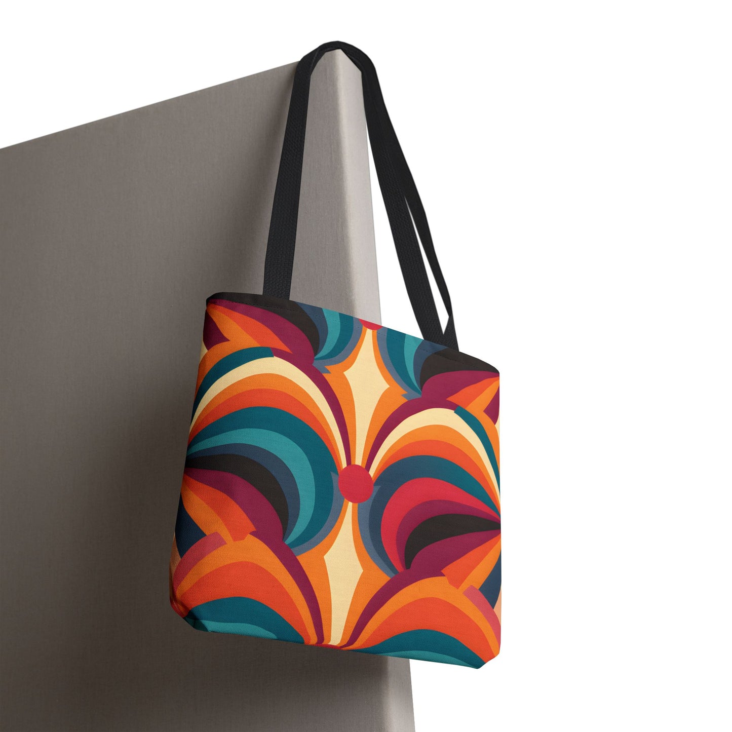 Retro Pattern Tote Bag Design 8