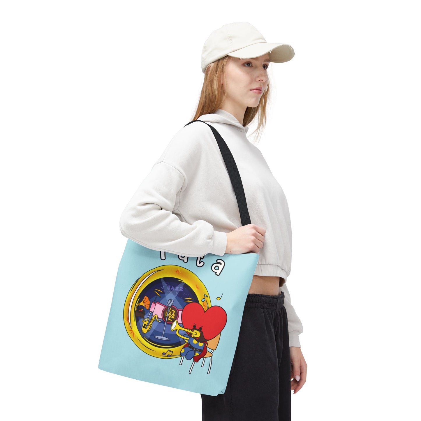 BT21 Tata Blue Tote Bag Single Design