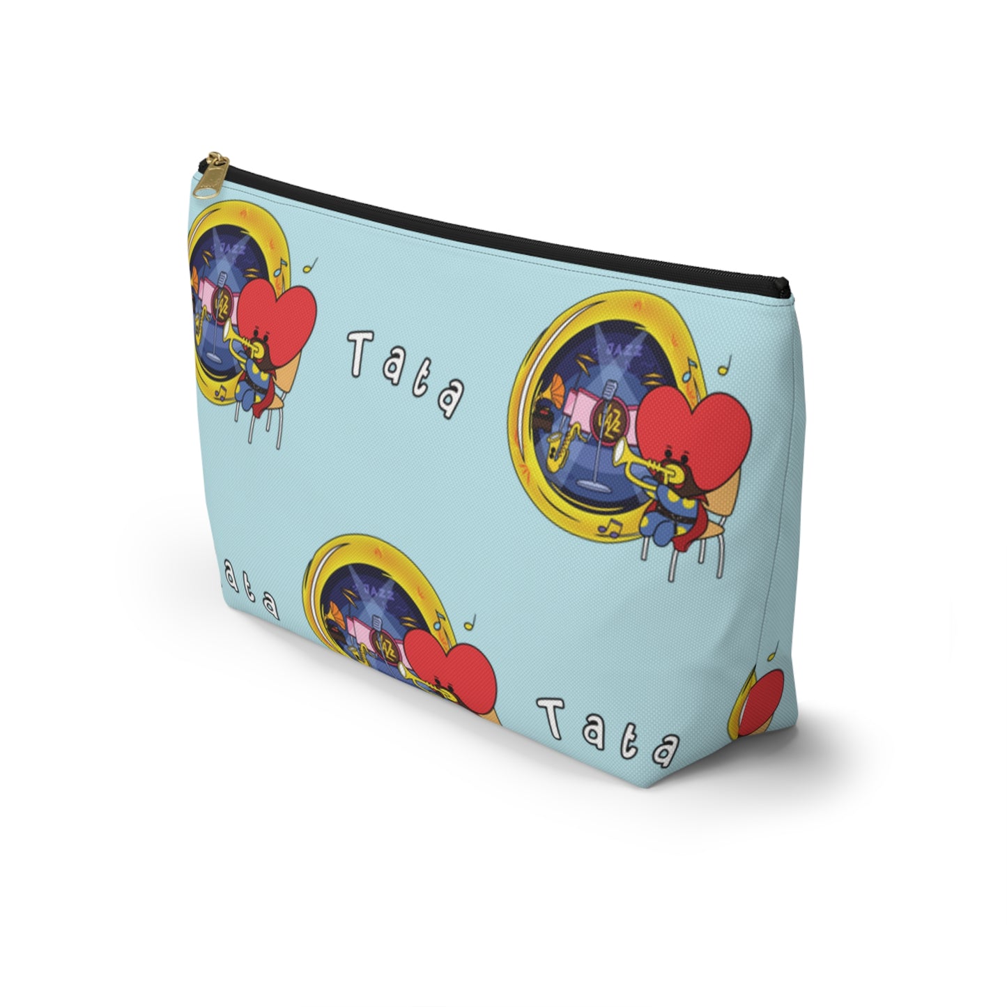 BT21 Tata Blue Pattern Travel Bag