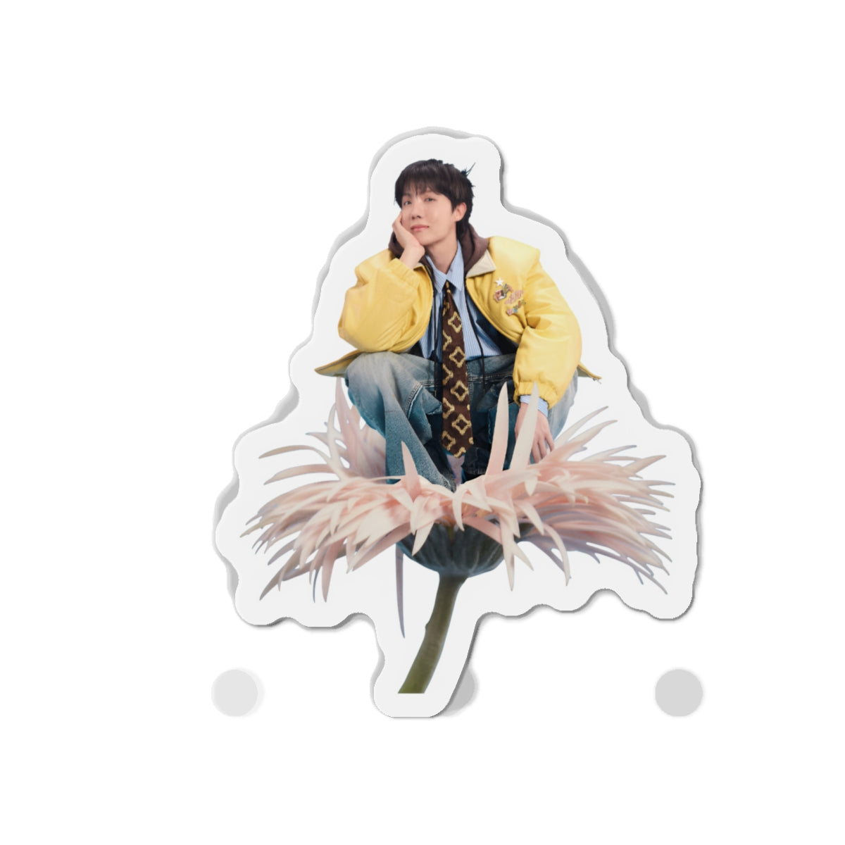 Jhope Sweet Dreams Sitting on a Flower Photoshoot Magnet