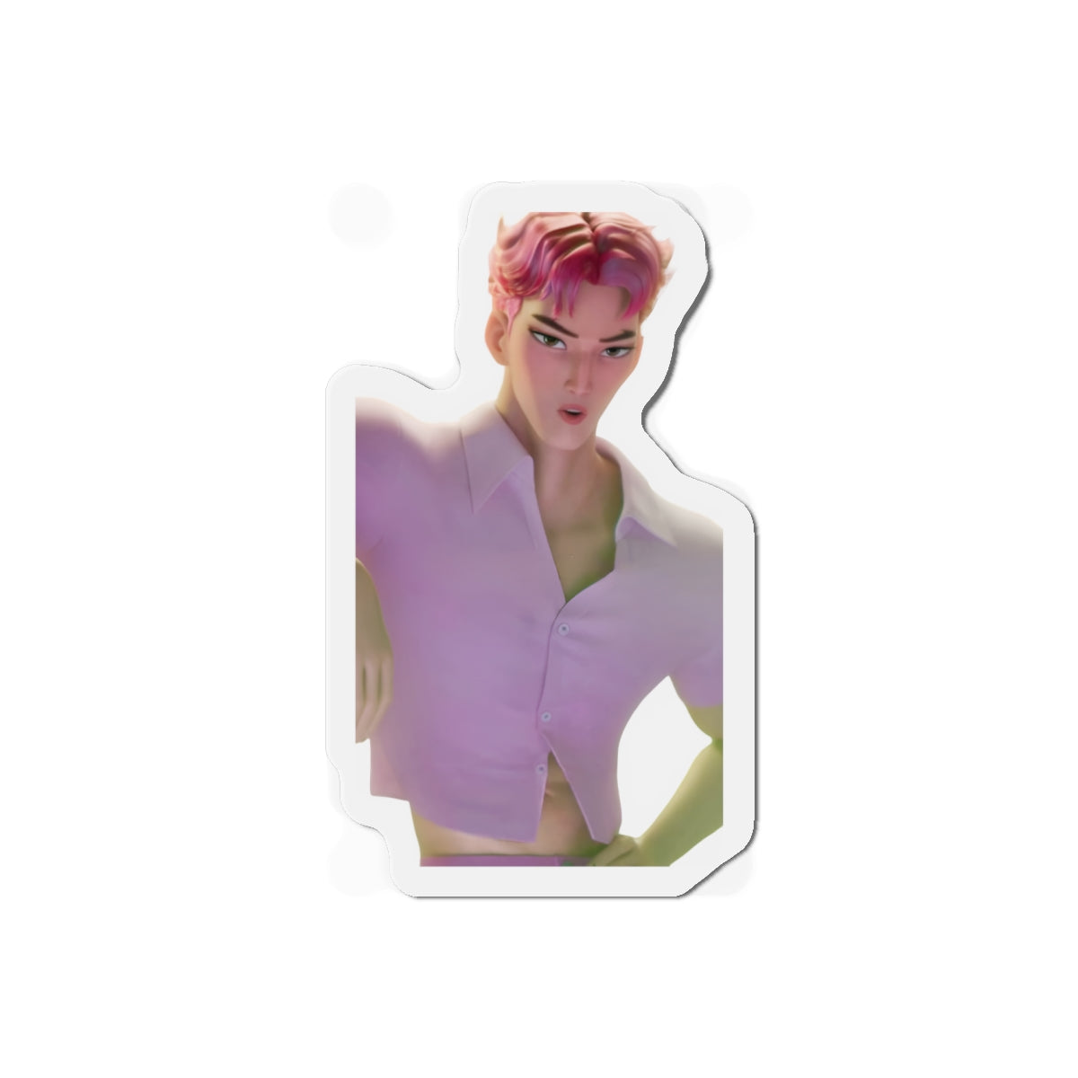 Kpop Demon Hunters Saja Boys Abby Saja In Bathhouse Magnet