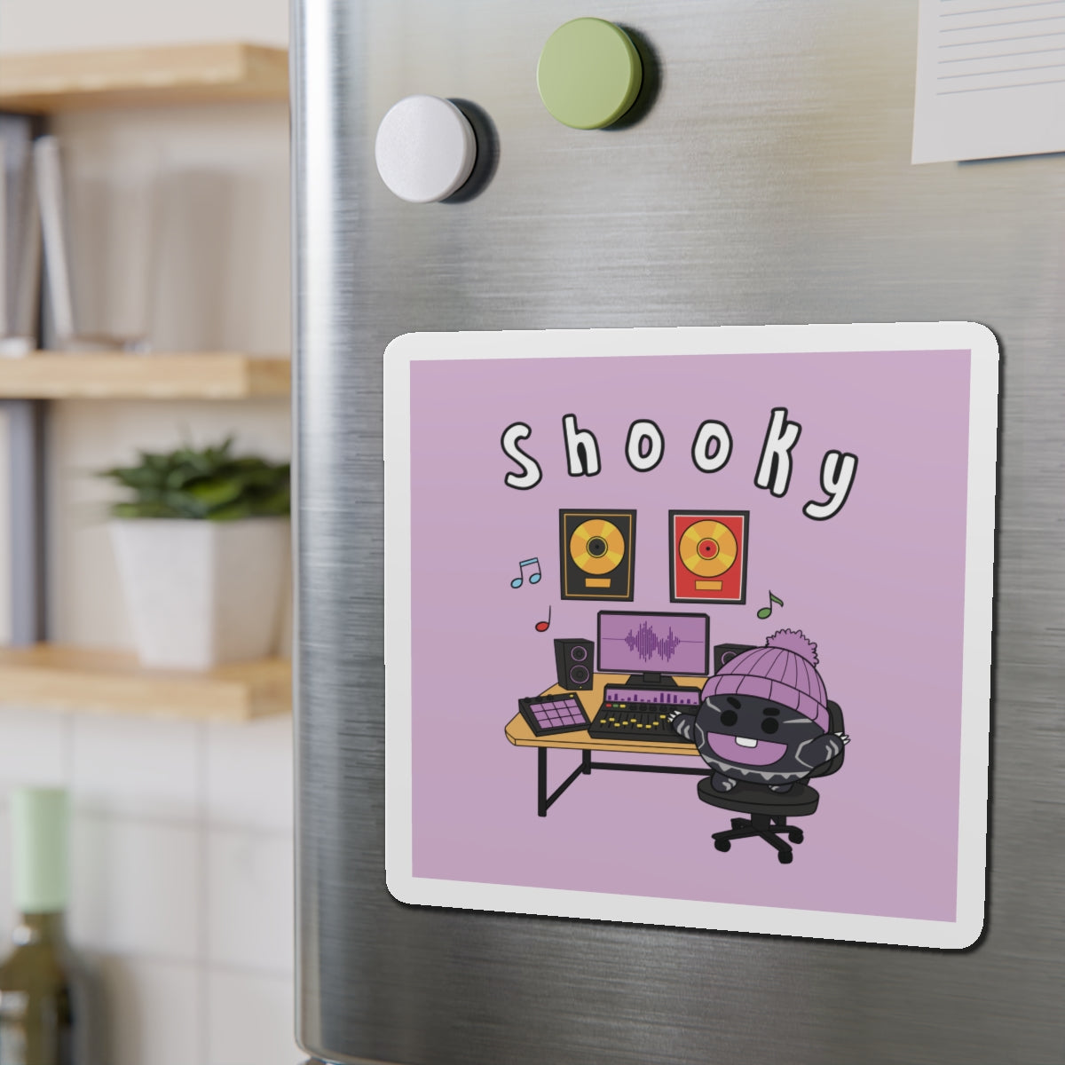 BT21 Shooky Purple Magnet