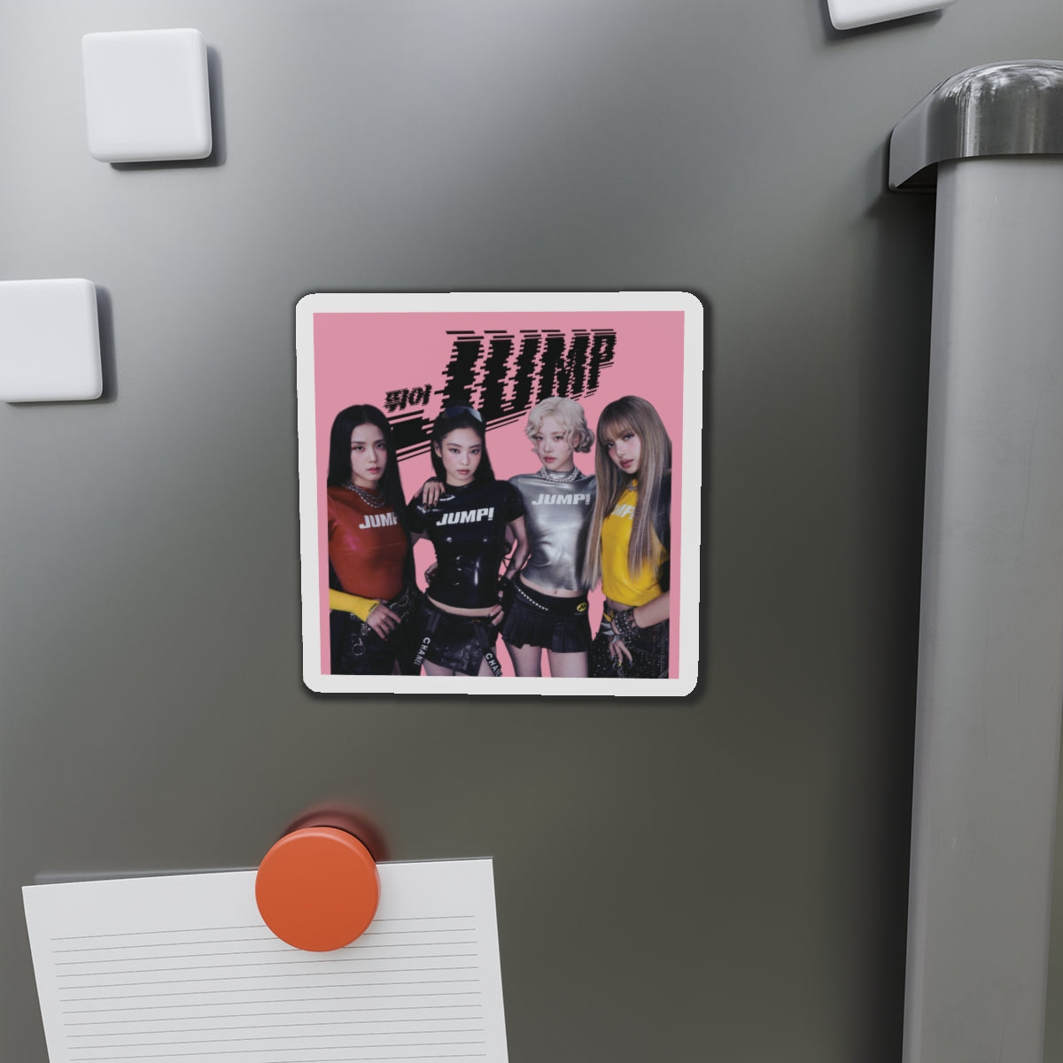 Black Pink Jump Magnet