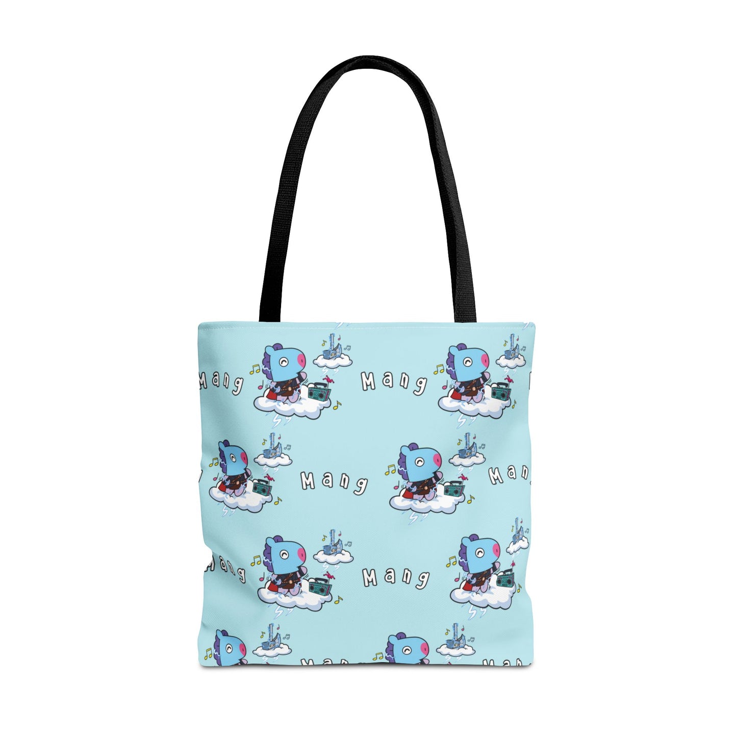 BT21 Mang Blue Tote Bag Pattern Design