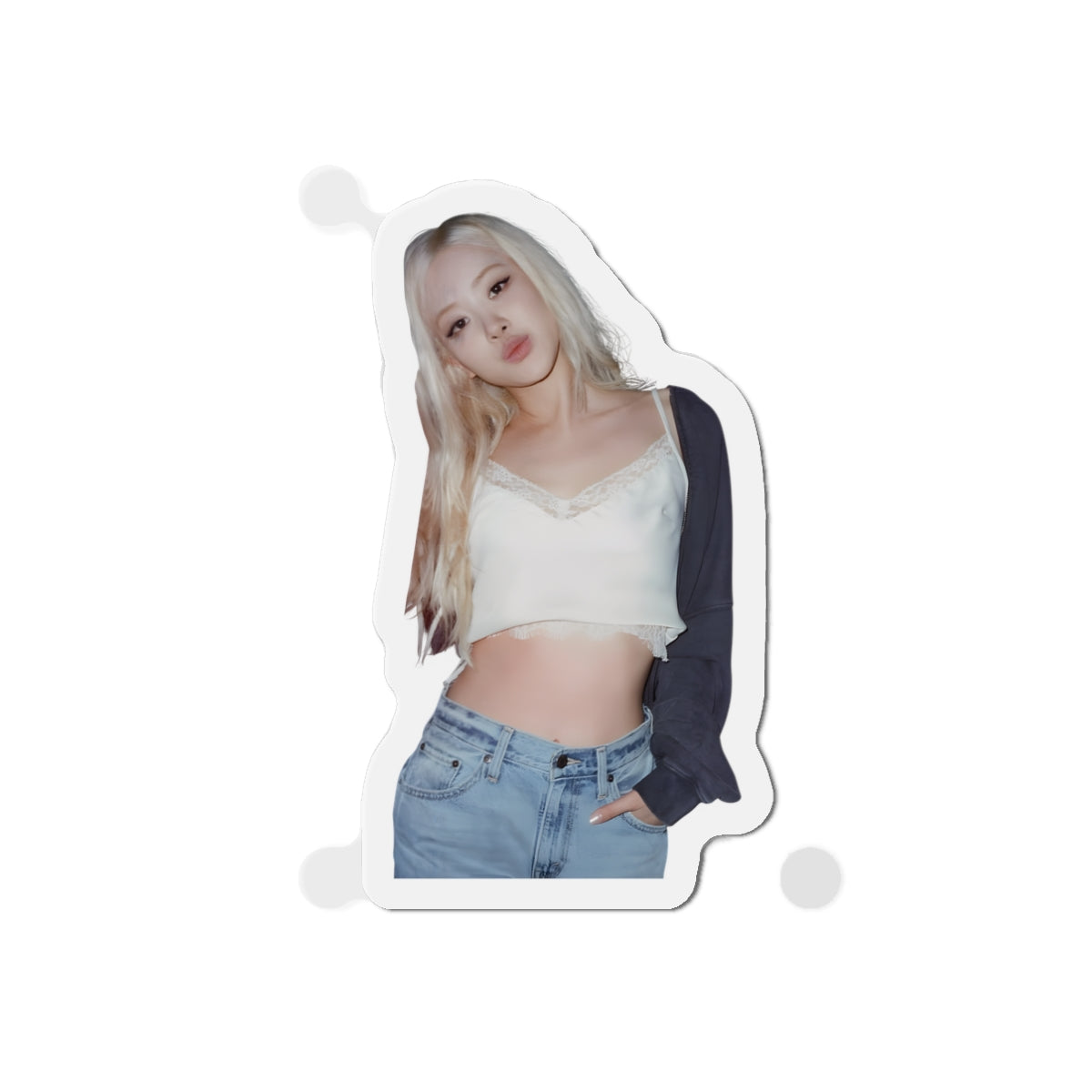 Rosé Park Blackppink Gift for Rosie Fans Magnet Design 4
