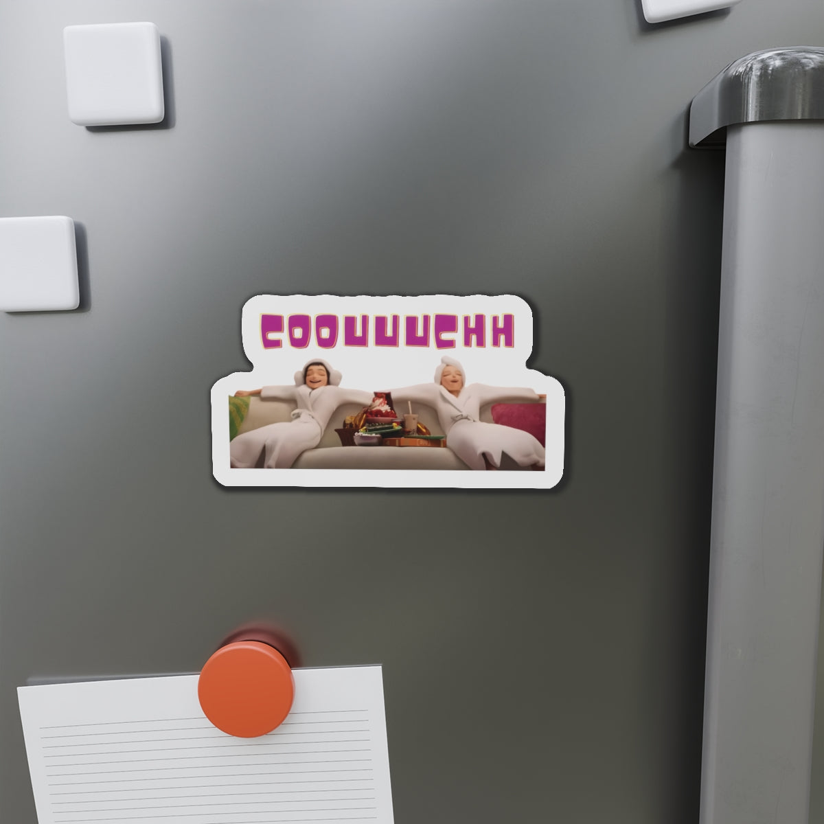 Kpop Demon Hunters Huntrix Mira And Zoey Couch Magnet