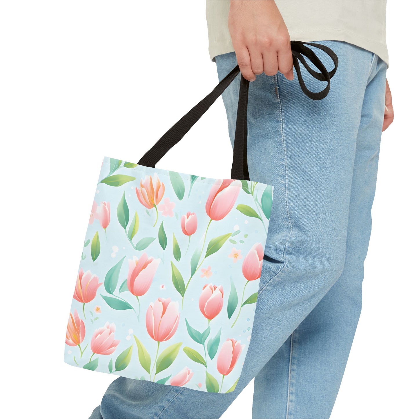 Tulips Pattern Tote Bag Design 3