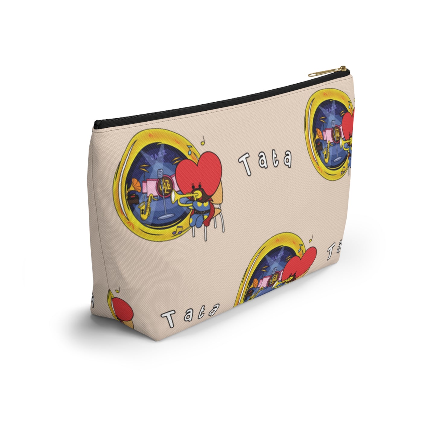 BT21 Tata Beige Pattern Travel Bag