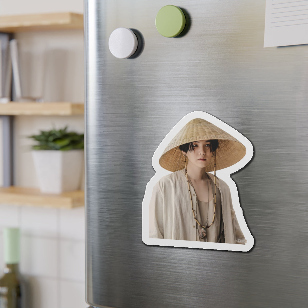 Yoongi August D D-Day Album Daechwita Satgat Woven Hat Magnet