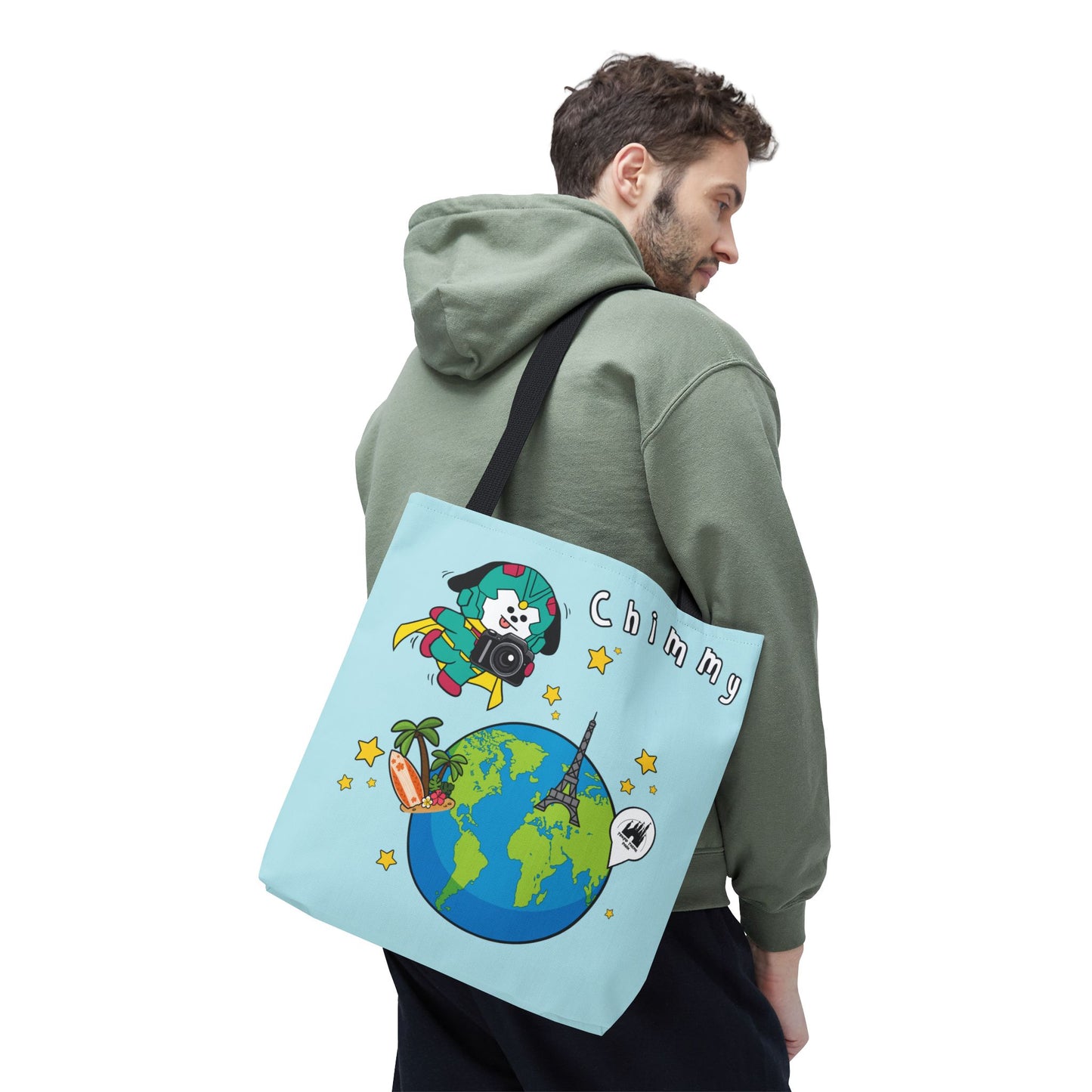 BT21 Chimmy Blue Tote Bag Single Design