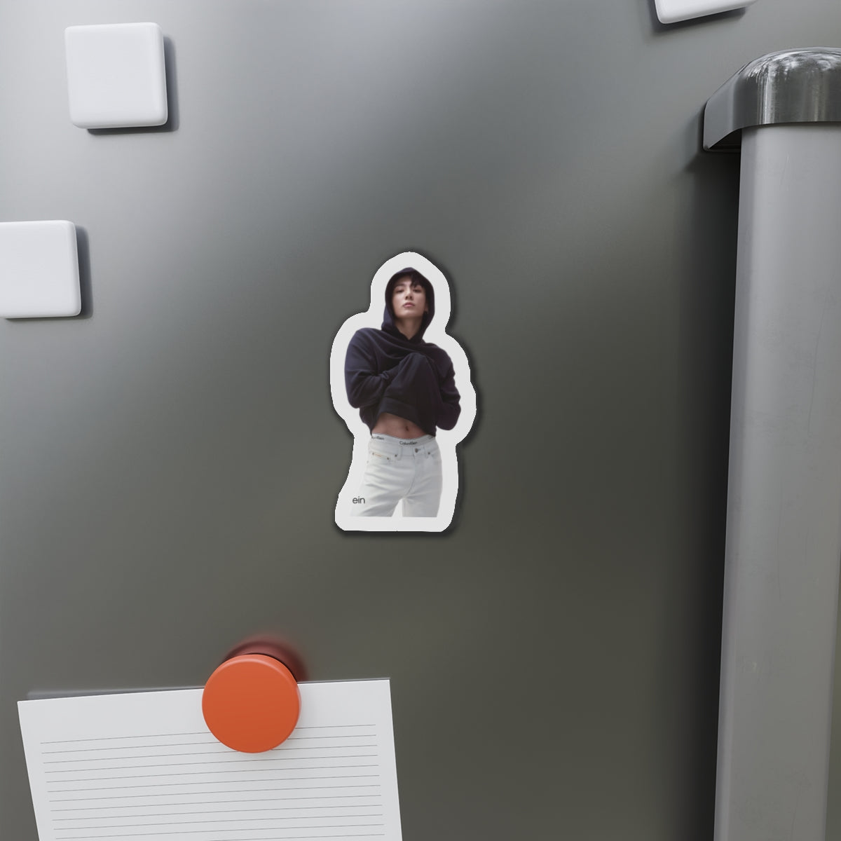 Jeon Jungkook Calvin Klein Photoshoot Wearing A Hoodie Magnet