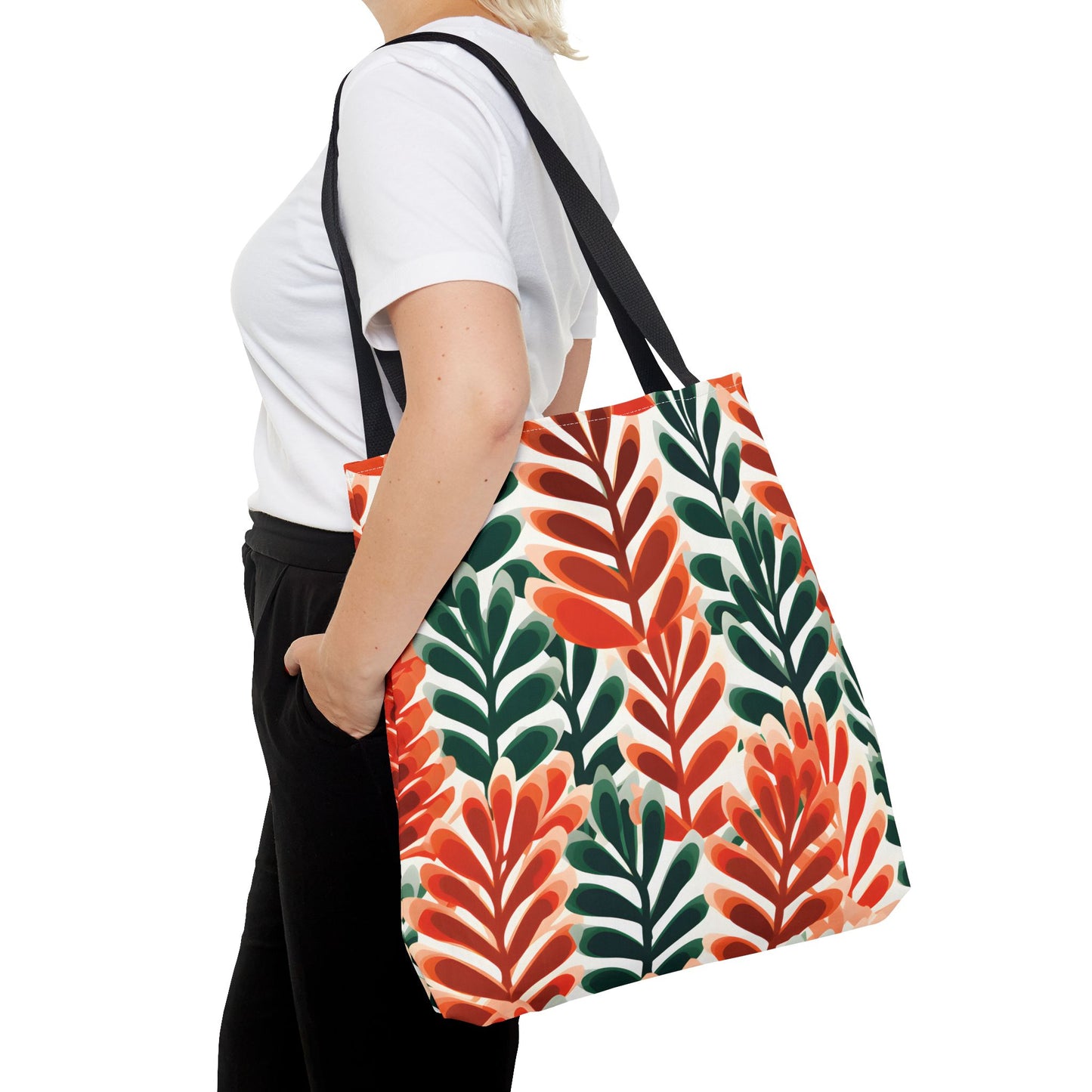 Plant Pattern Tote Bag Design 5