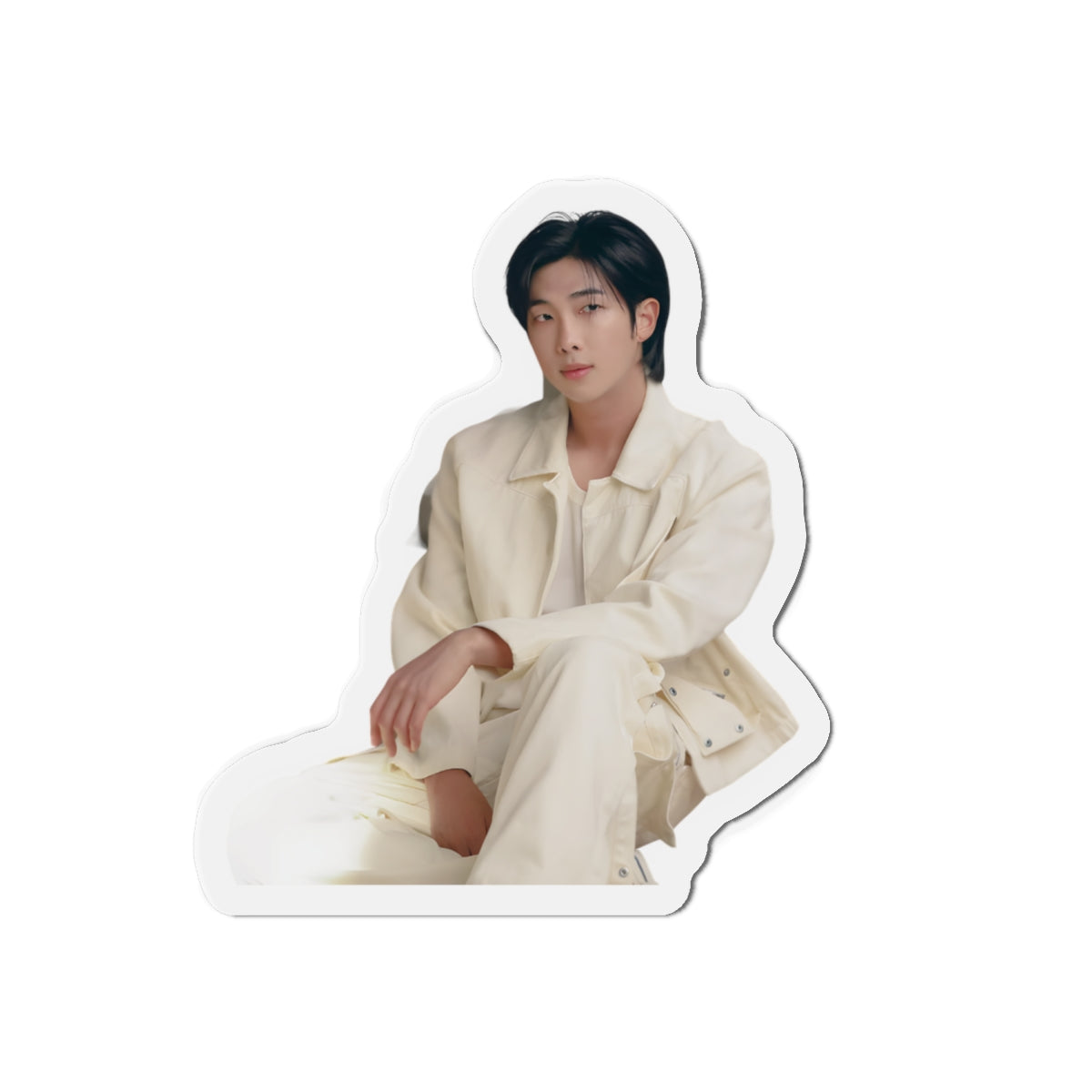 BTS Kim Namjoon Indigo Album Photoshoot Wearing White Magnet