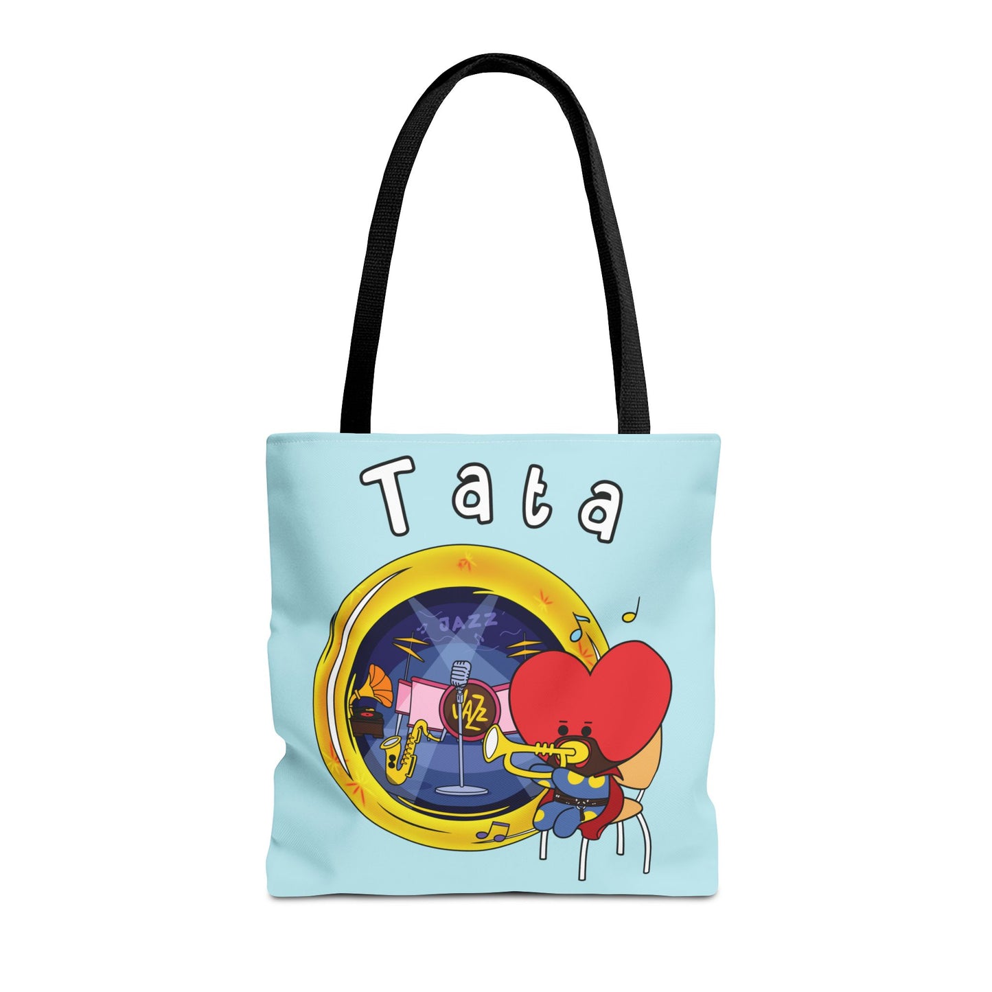 BT21 Tata Blue Tote Bag Single Design
