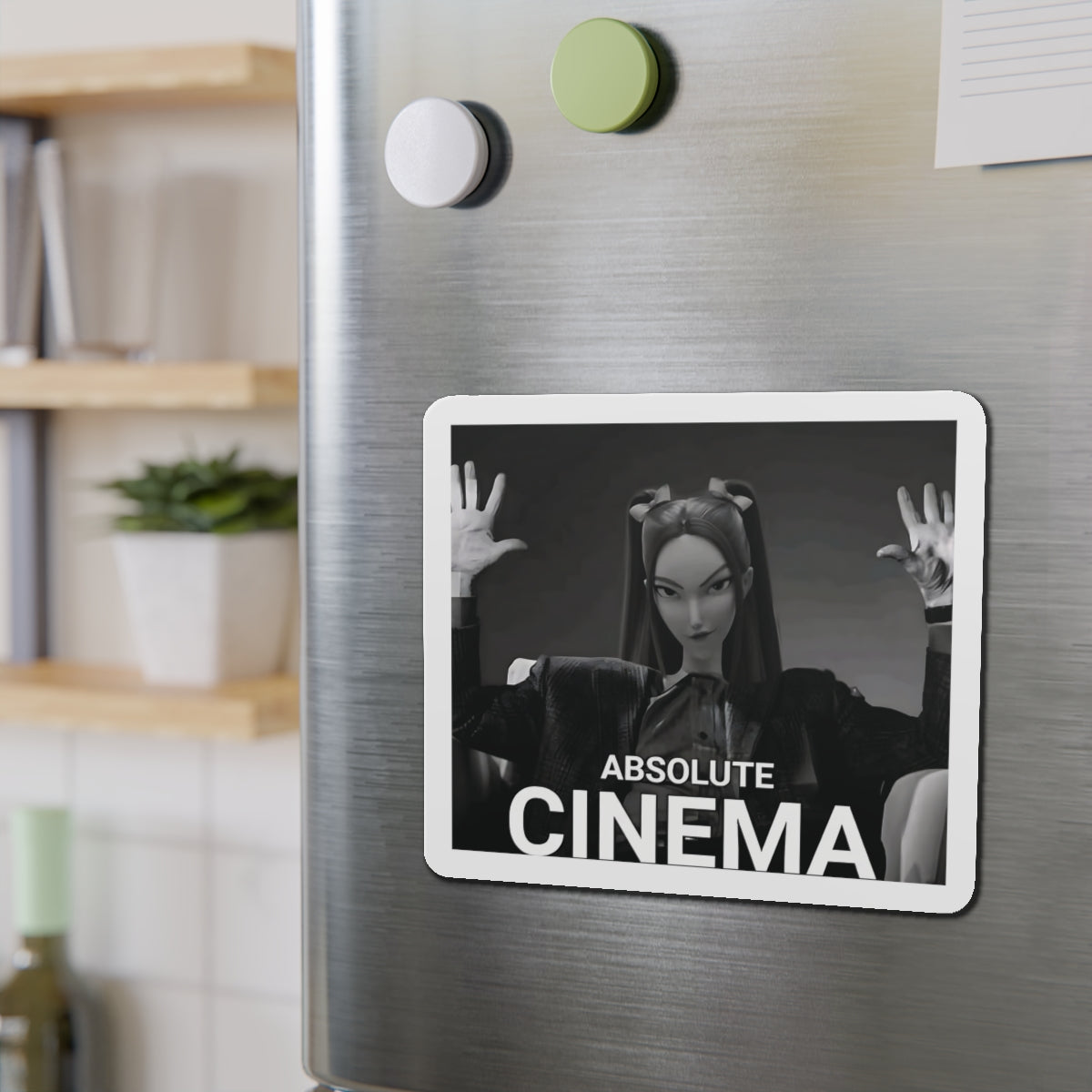 Kpop Demon Hunters Huntrix Mira Absolute Cinema Meme Magnet