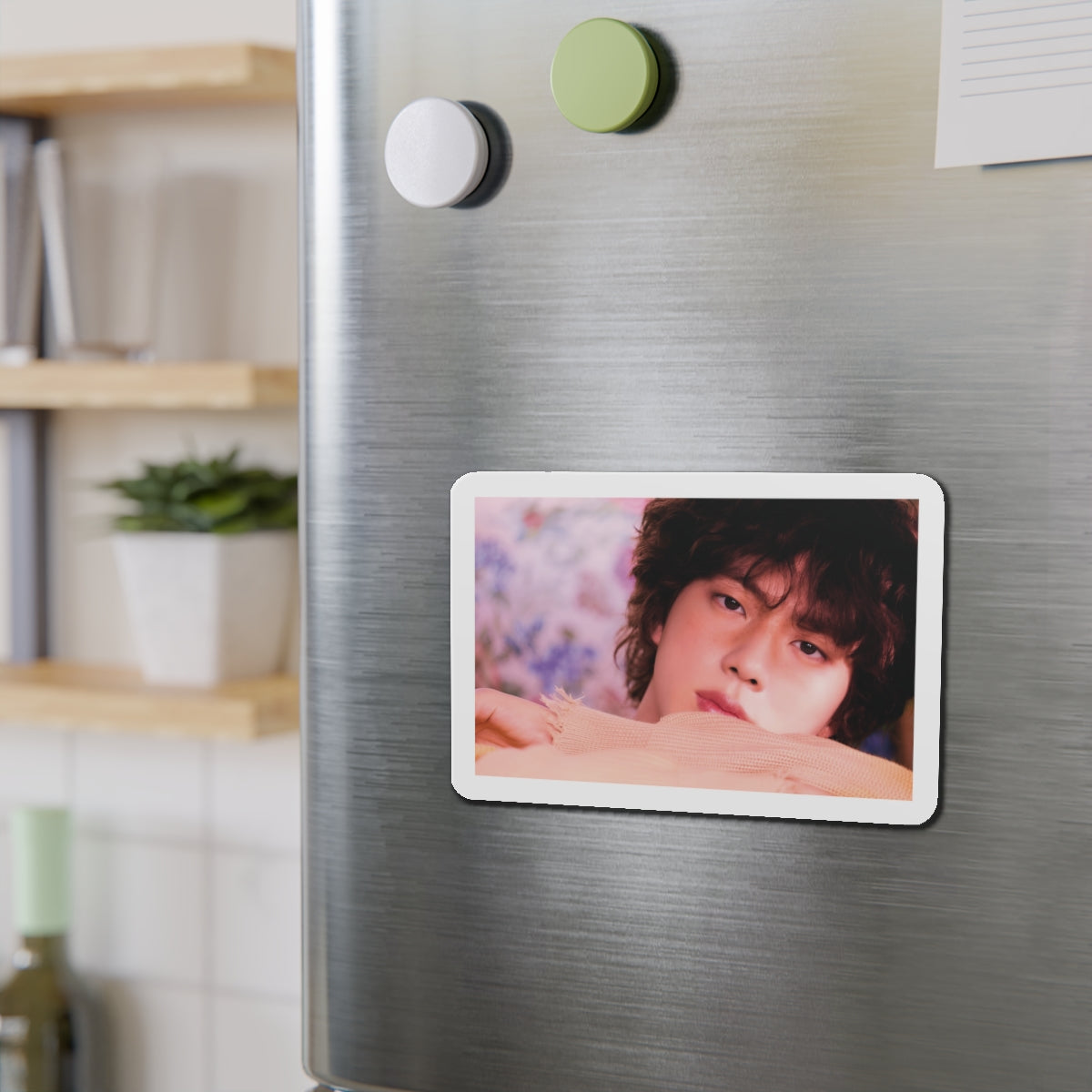 Kim SeokjinThe Astronaut Single Album With Freckles Jin Magnet