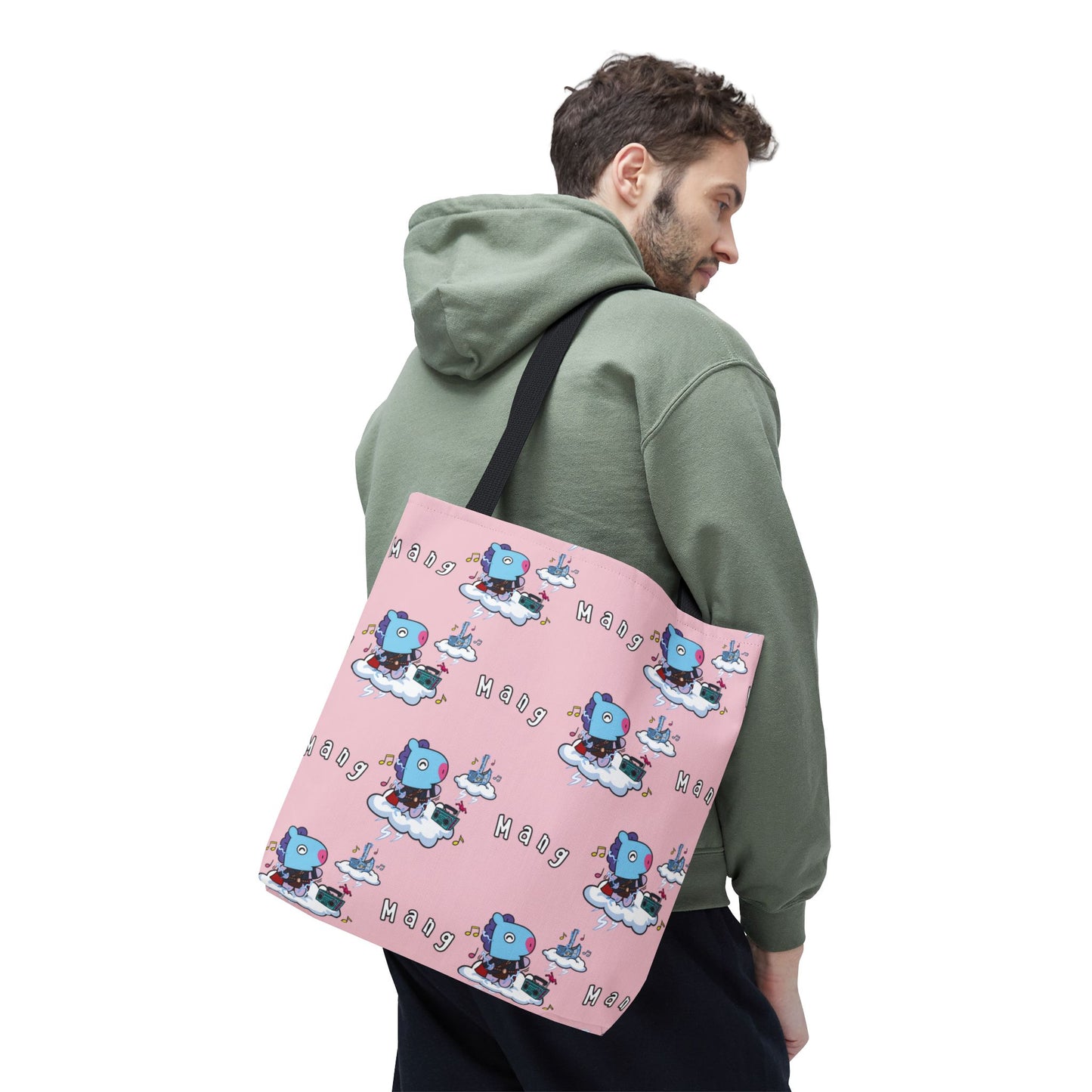 BT21 Mang Pink Tote Bag Pattern Design