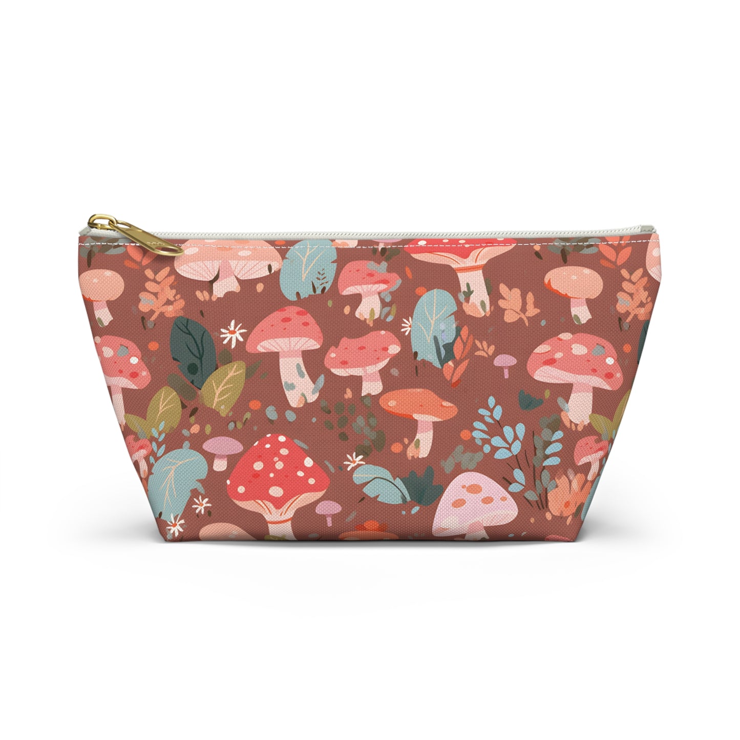 Mushroom Pattern Travel Bag Design 1