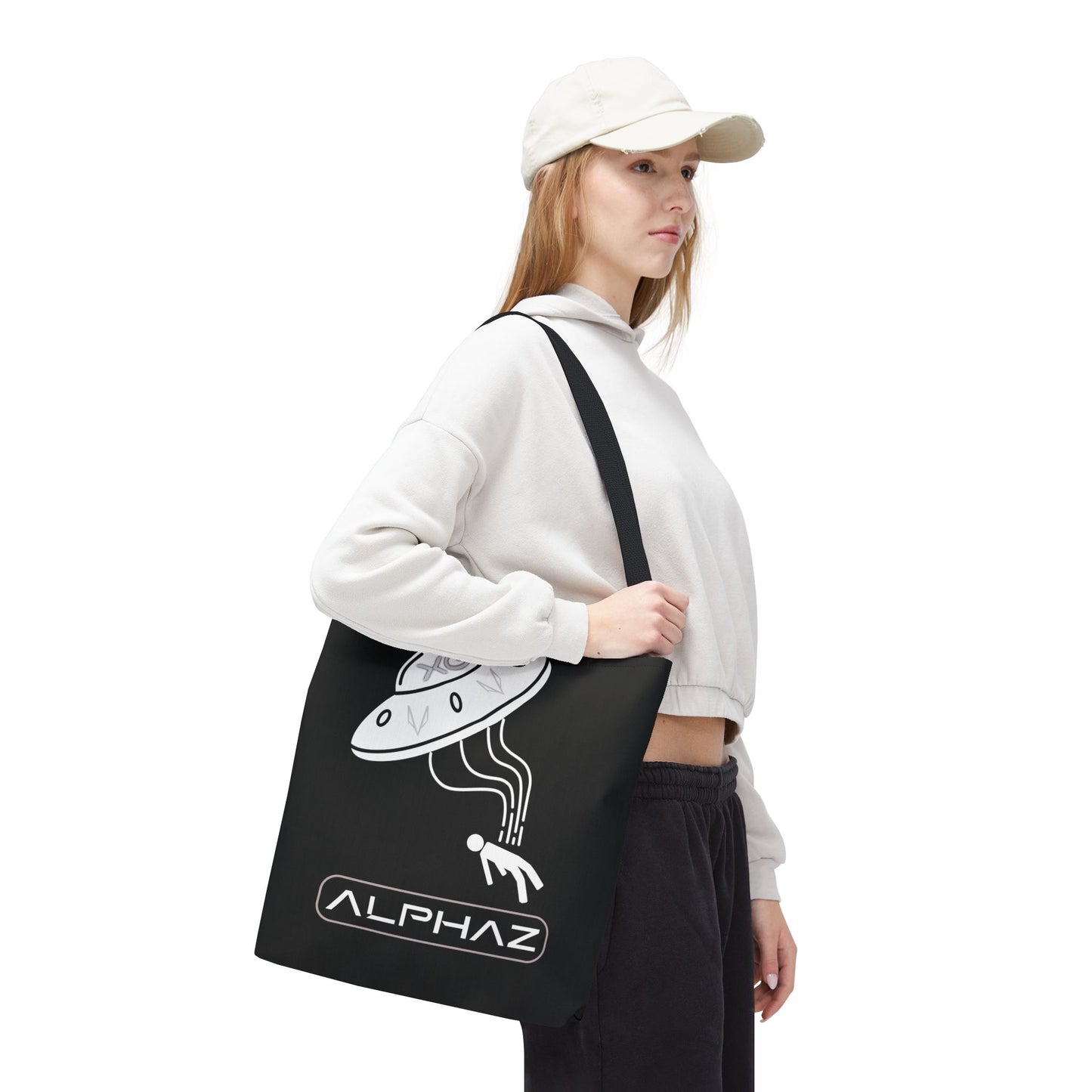 Black Alphaz XG Spaceship Tote Bag Design 9