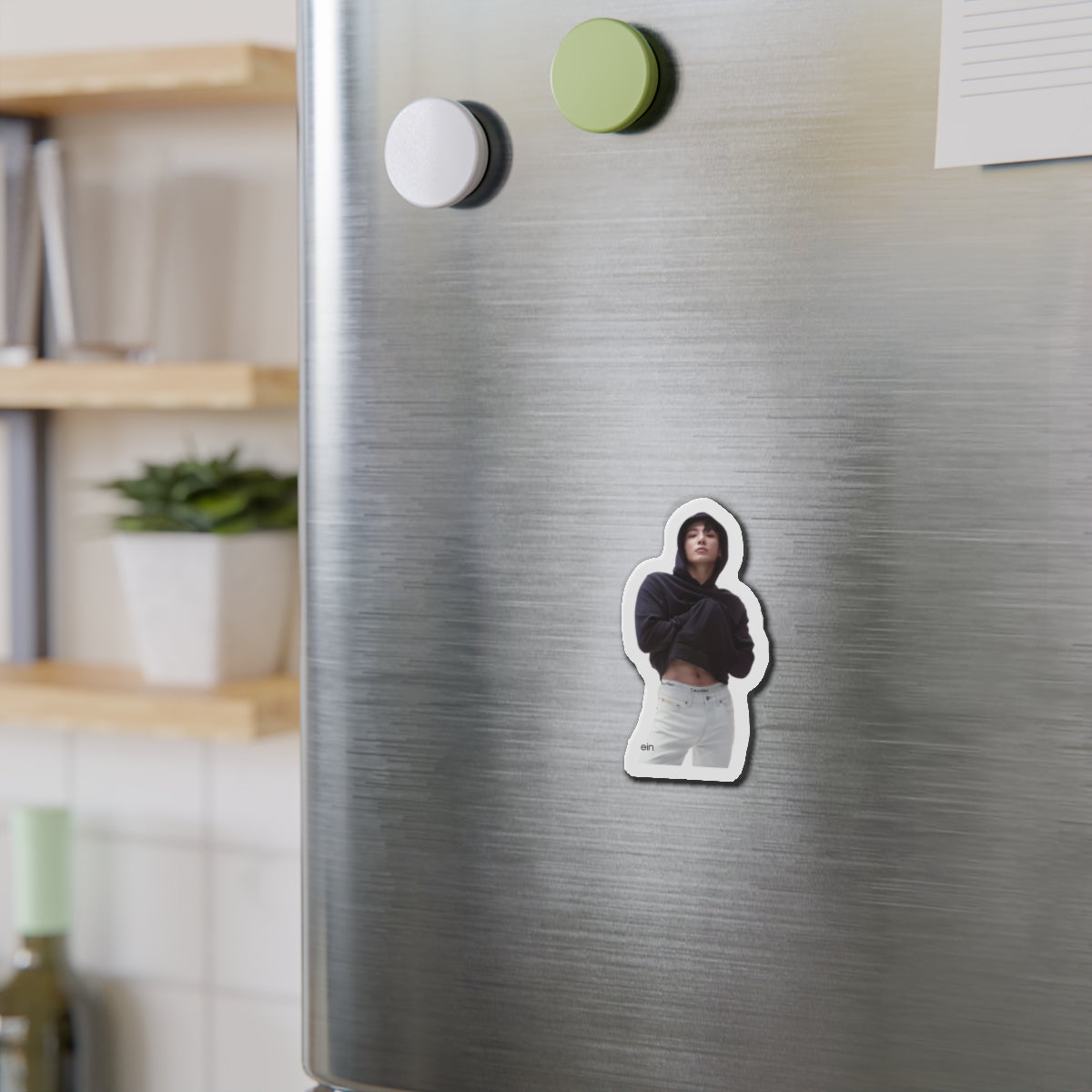 Jeon Jungkook Calvin Klein Photoshoot Wearing A Hoodie Magnet