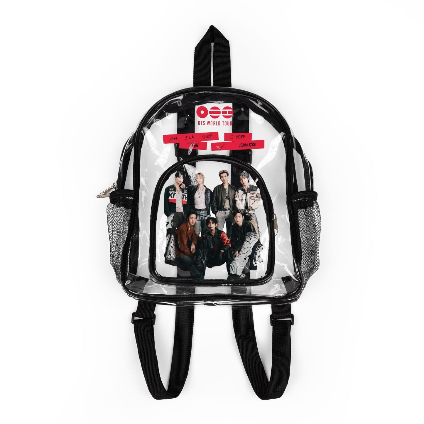 BTS GQ Photoshoot Arirang 2026 World Tour Clear Backpack (Fully Clear) — Stadium Approved