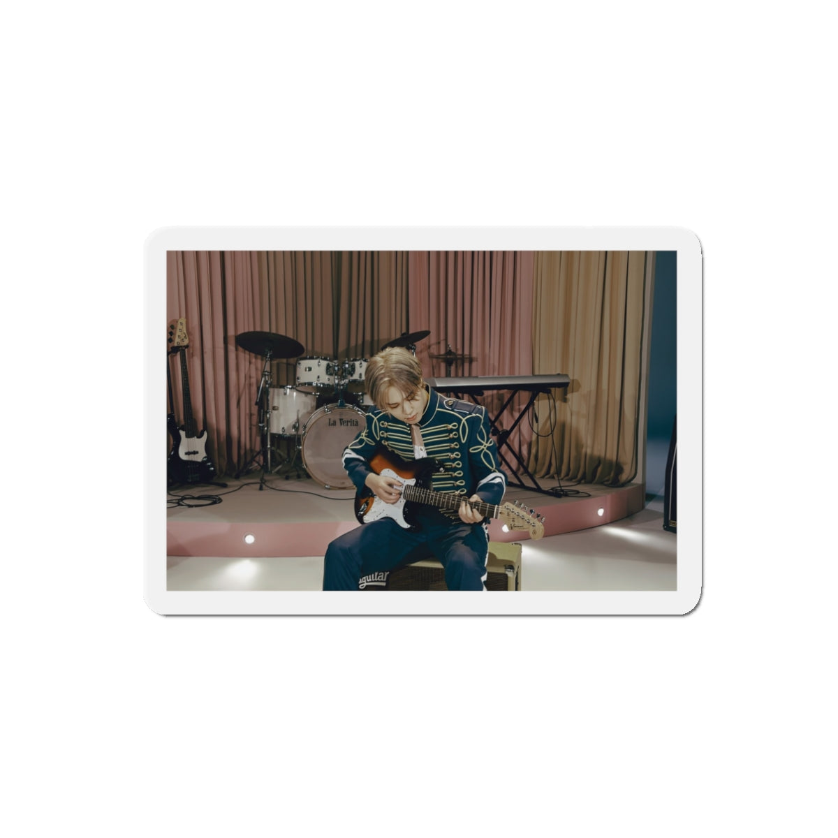 BTS Park Jimin Muse Album Photoshoot Playing Guitar Magnet