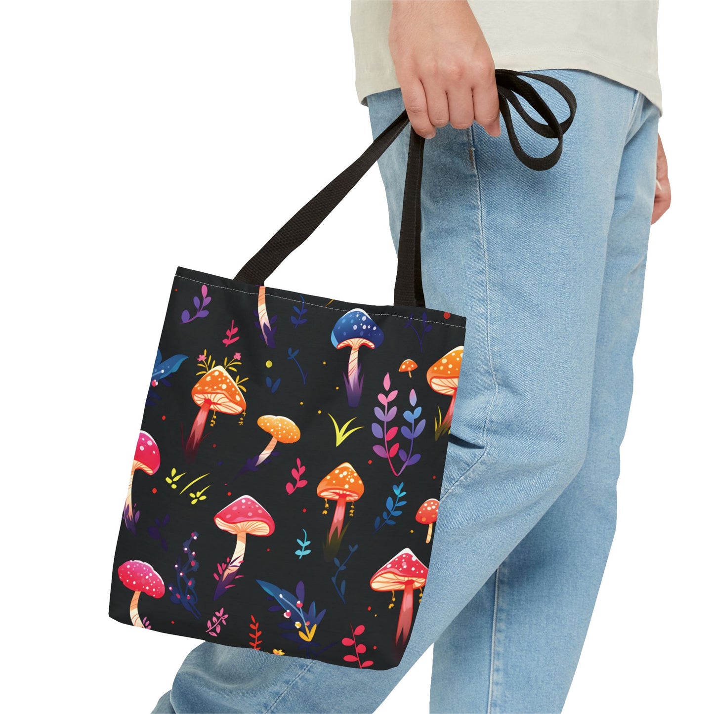 Mushroom Pattern Tote Bag Design 7