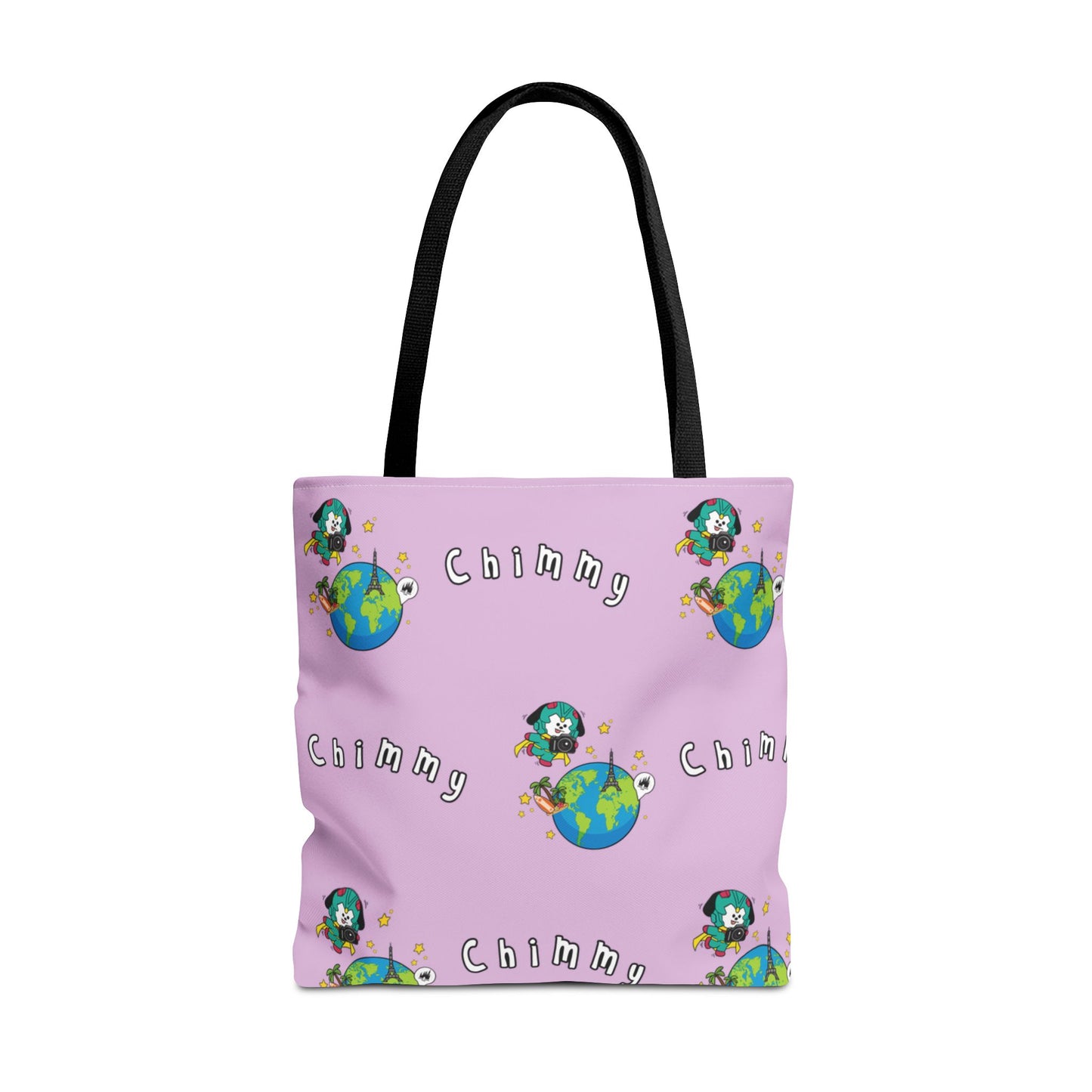 BT21 Chimmy Purple Tote Bag Pattern Design