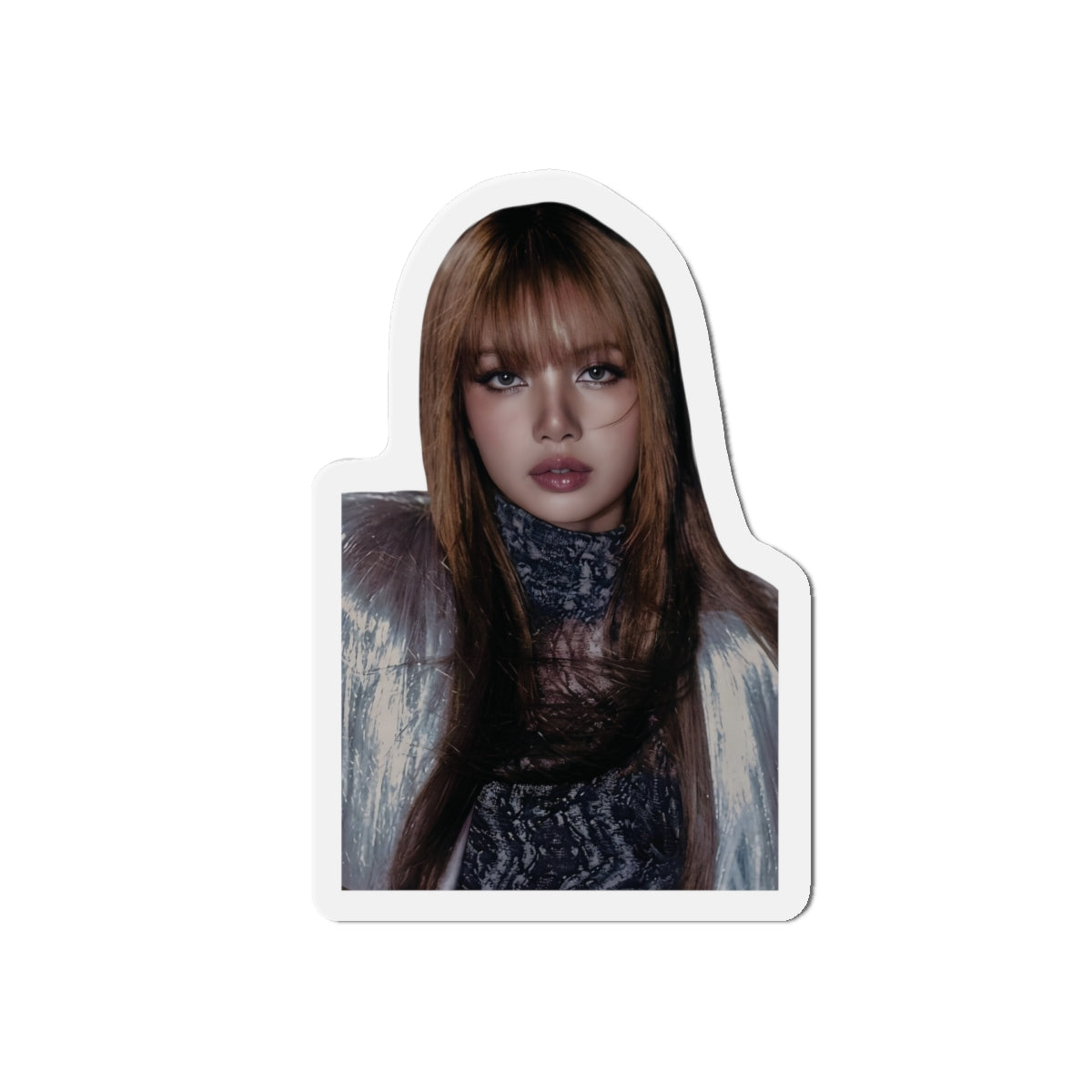 Lalisa Manoban Blackppink Gift for Lisa Fans Lillies Magnet Design 2