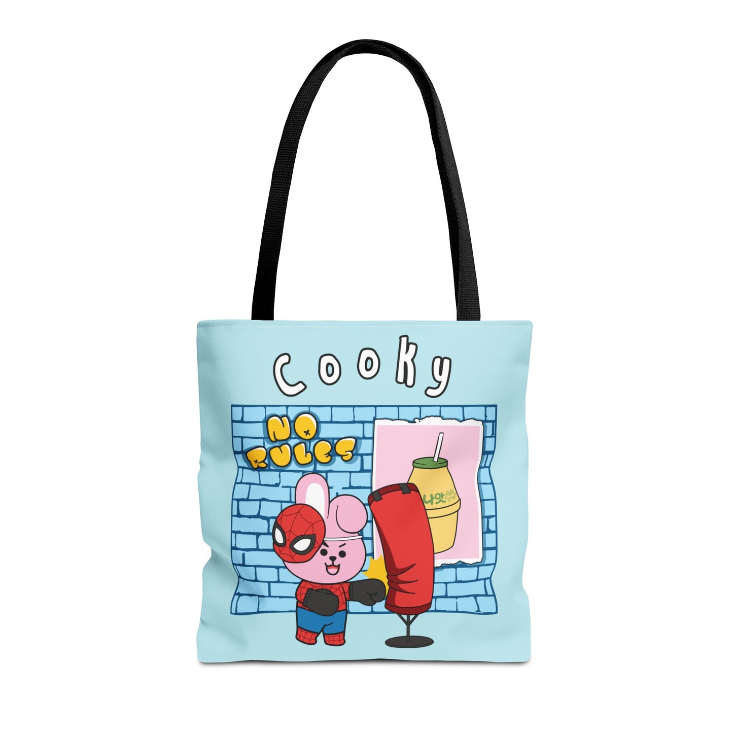 BT21 Cooky Blue Tote Bag Single Design