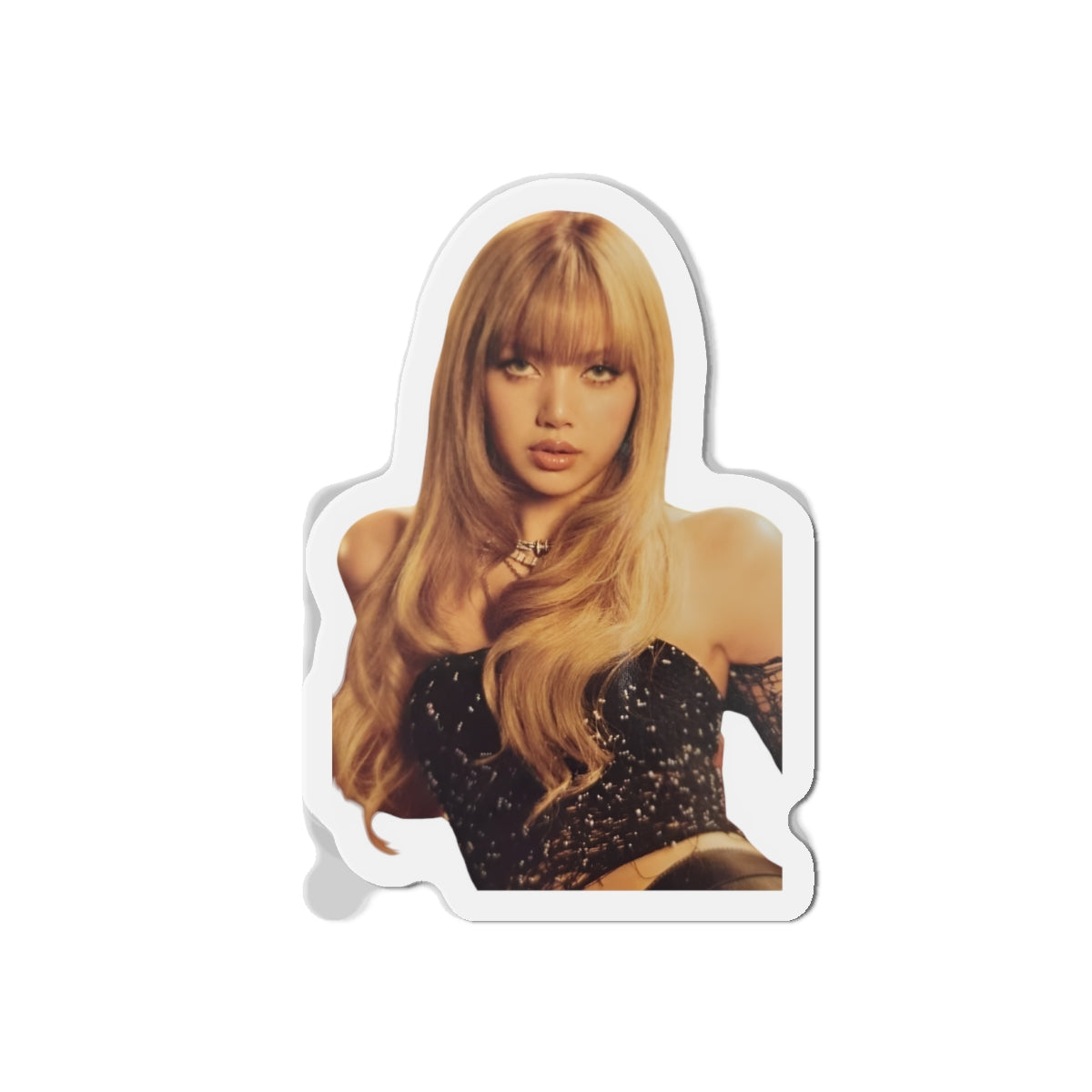 Lalisa Manoban Blackppink Gift for Lisa Fans Lillies Magnet Design 7
