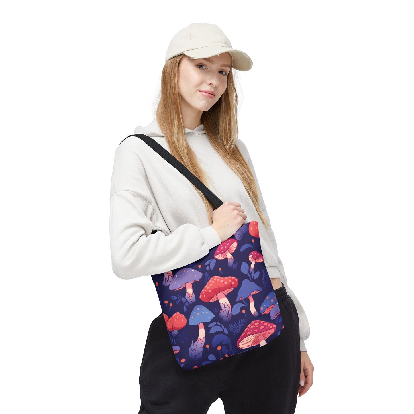 Mushroom Pattern Tote Bag Design 8