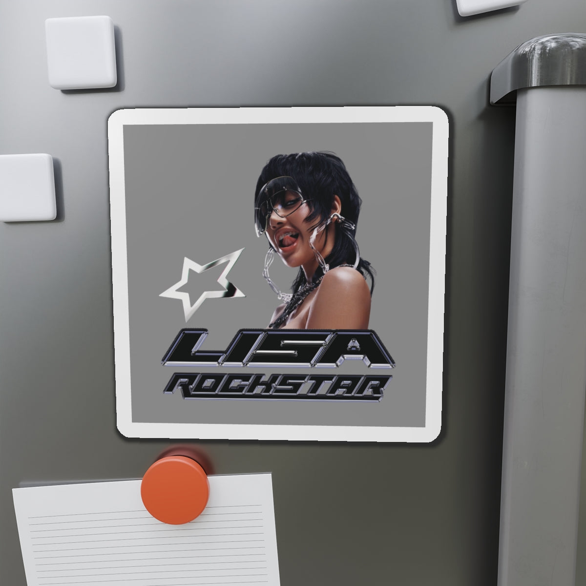 Lalisa Lisa Manoban Rockstar Album Magnet 1