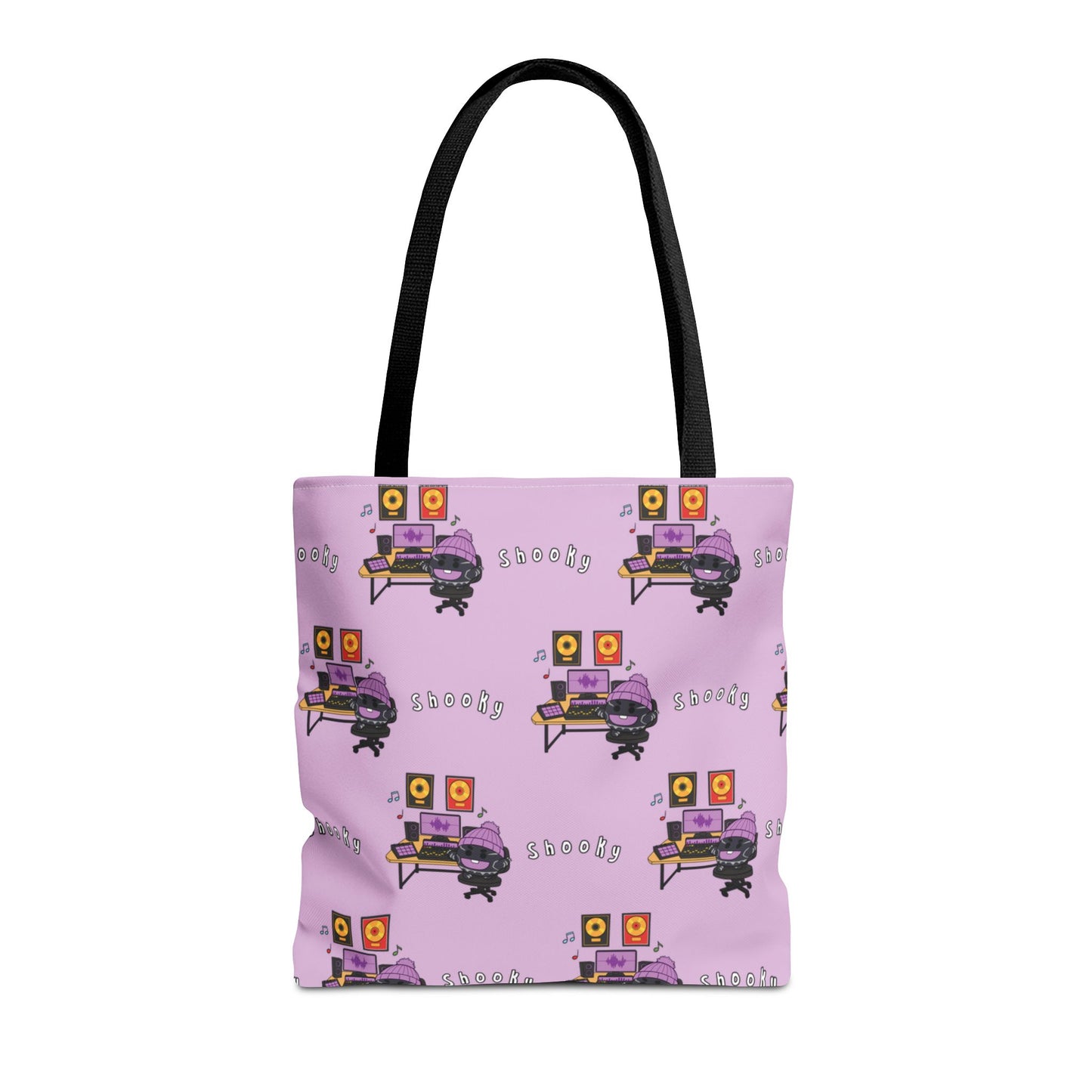 BT21 Shooky Purple Tote Bag Pattern Design