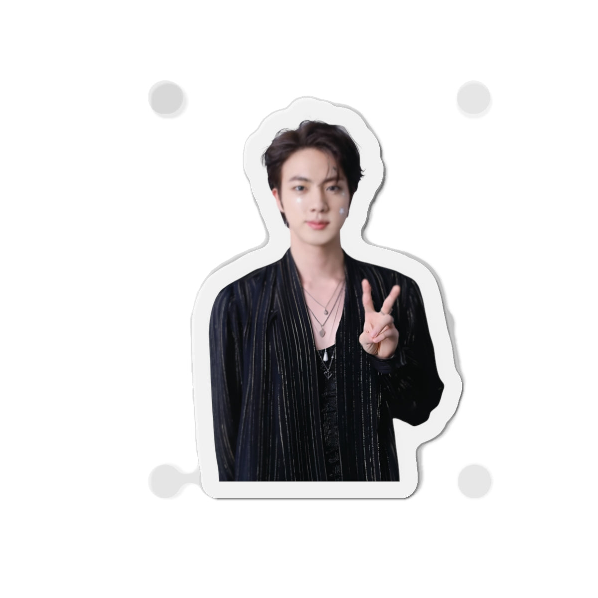 Kim Seokjin Don't Say You Love Me Single Stars on his Face Jin Magnet