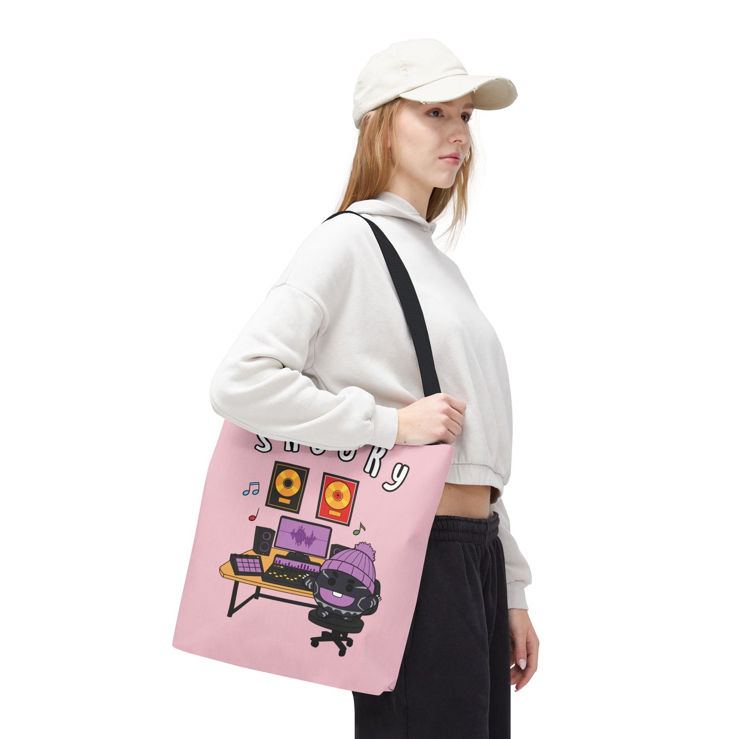 BT21 Shooky Pink Tote Bag Single Design